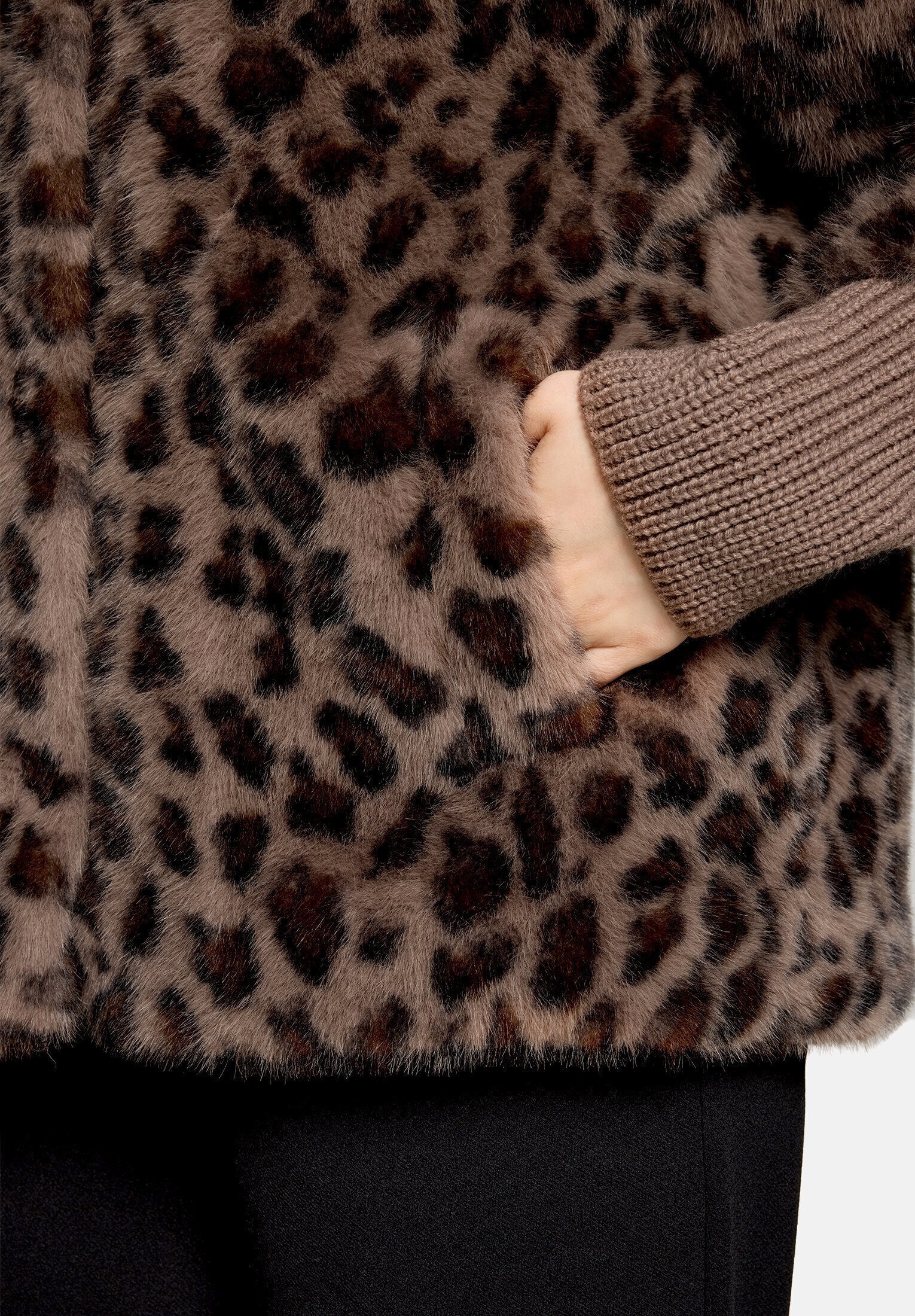 Betty Barclay Plüschjacke »Damen mit Stehkragen«