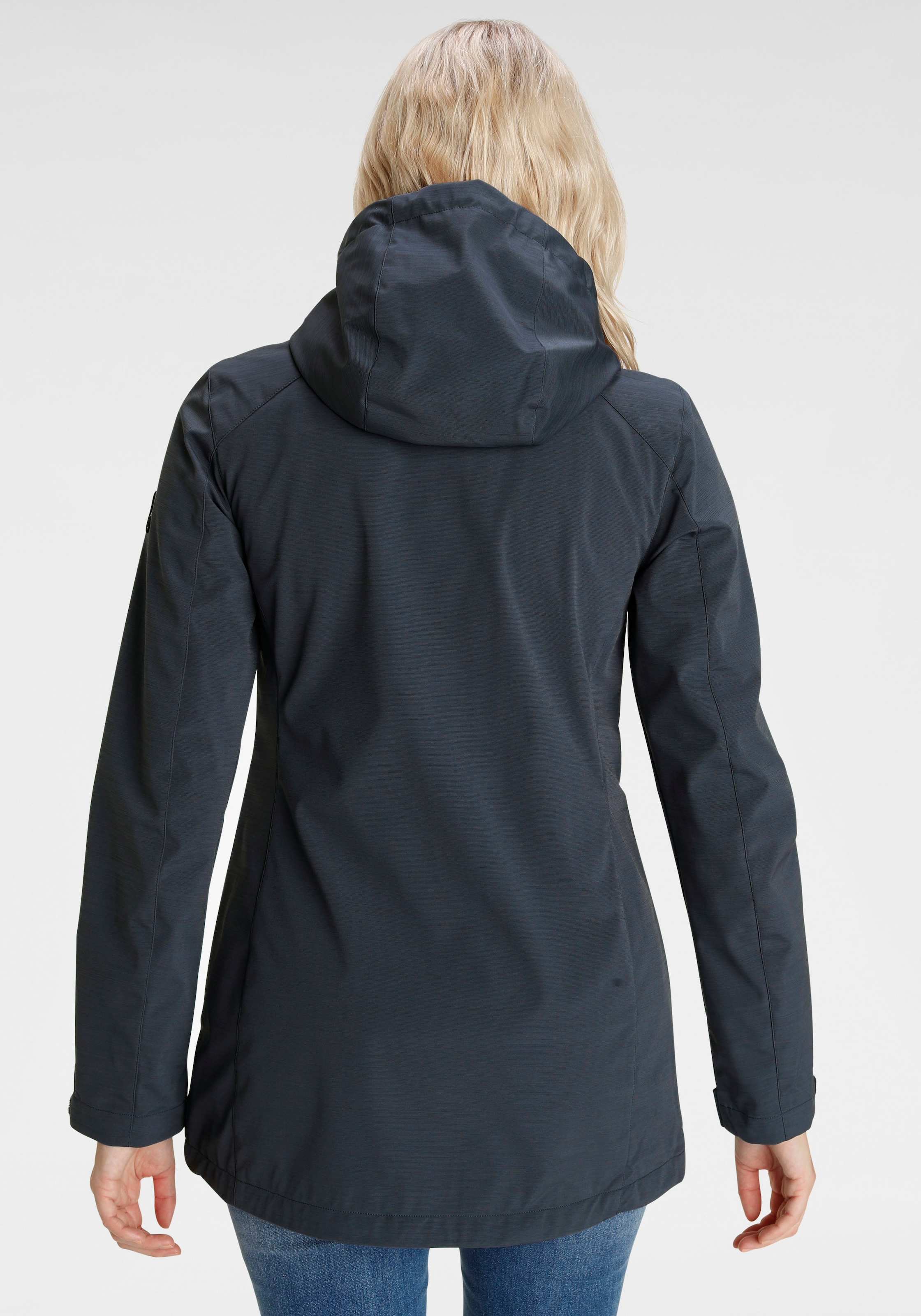 Polarino Outdoorjacke, mit Kapuze