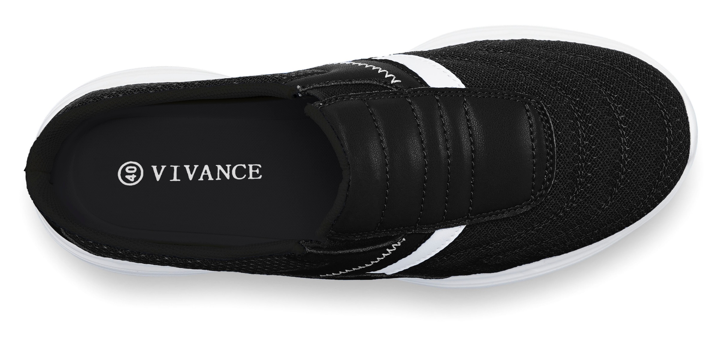 Vivance Slip-On Sneaker Black/White 2