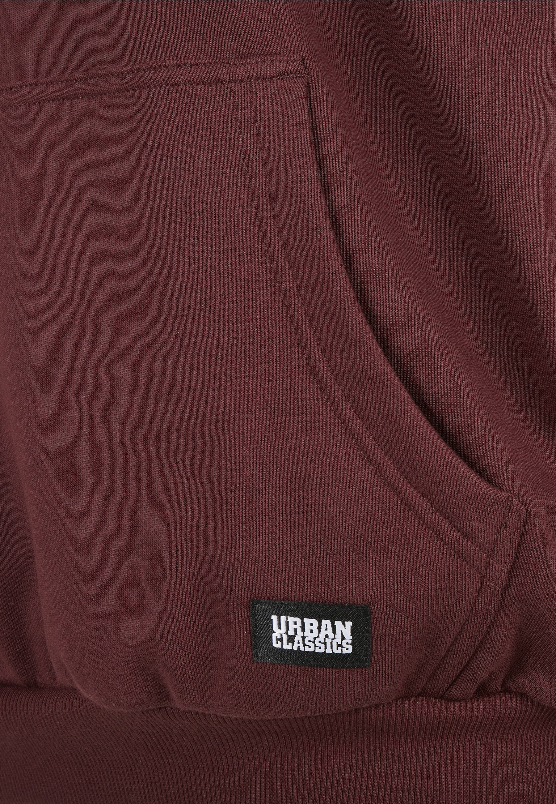 URBAN CLASSICS Rundhalspullover »Urban Classics Herren Upper Block Hoody« 1 Stk.