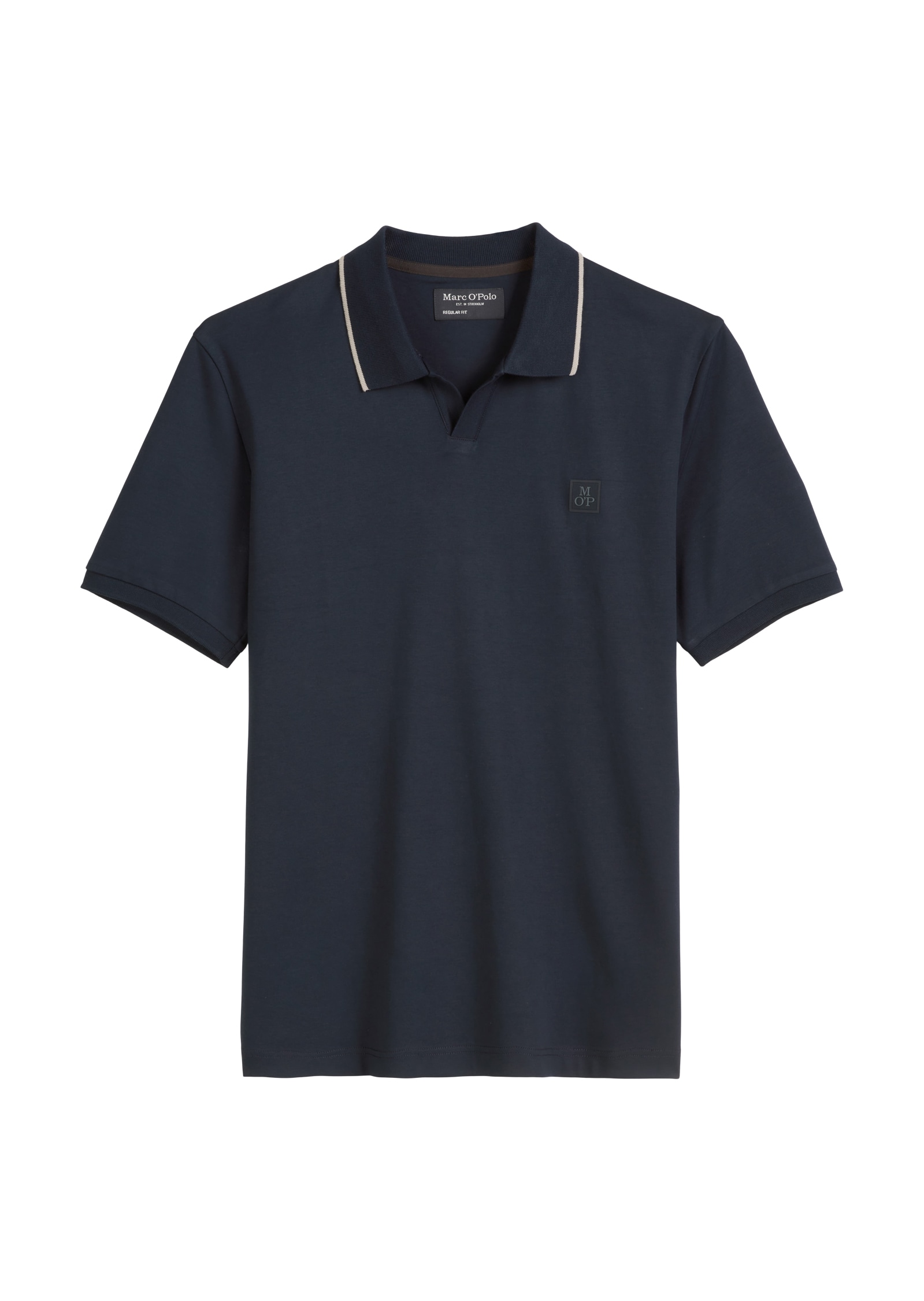 Marc O'Polo Poloshirt regular fit, kontrastfarbene Streifen am Kragen