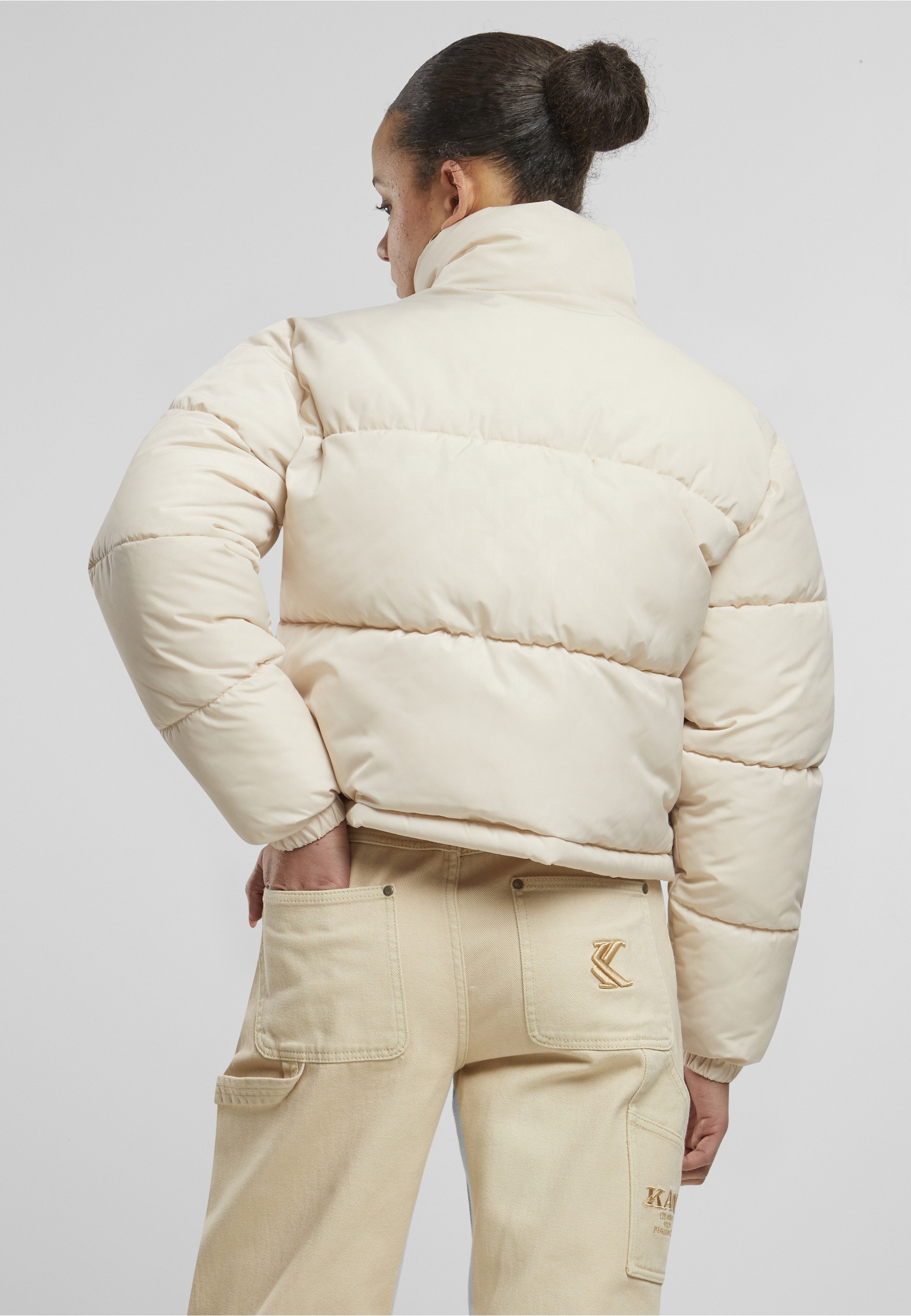 Karl Kani Winterjacke »Karl Kani Karl Kani OG AOP Crop Puffer Jacket« 1 Stk. tlg. ohne Kapuze