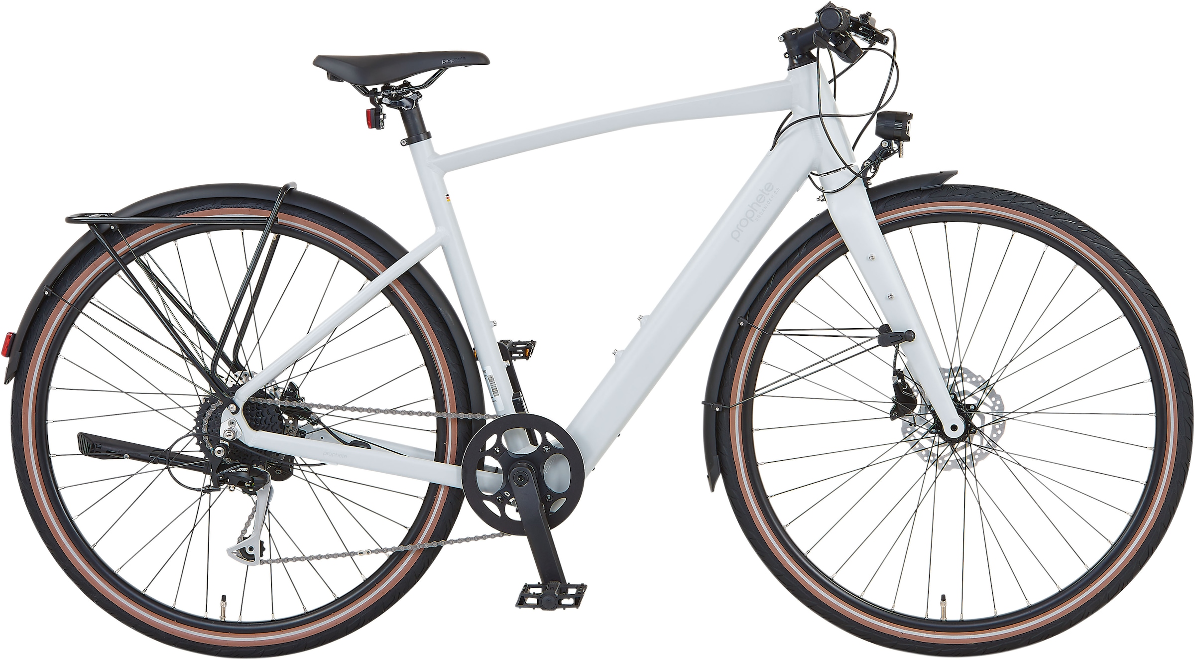 Prophete E-Bike "Urbanicer 2.9", 9 Gang, Shimano, Alivio, Heckmotor 250 W, Pedelec, Elektrofahrrad für Herren