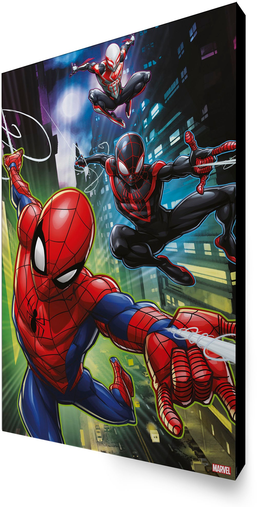 MARVEL Leinwandbild »Spiderman & Friends«, (1 St.), 50x70cm