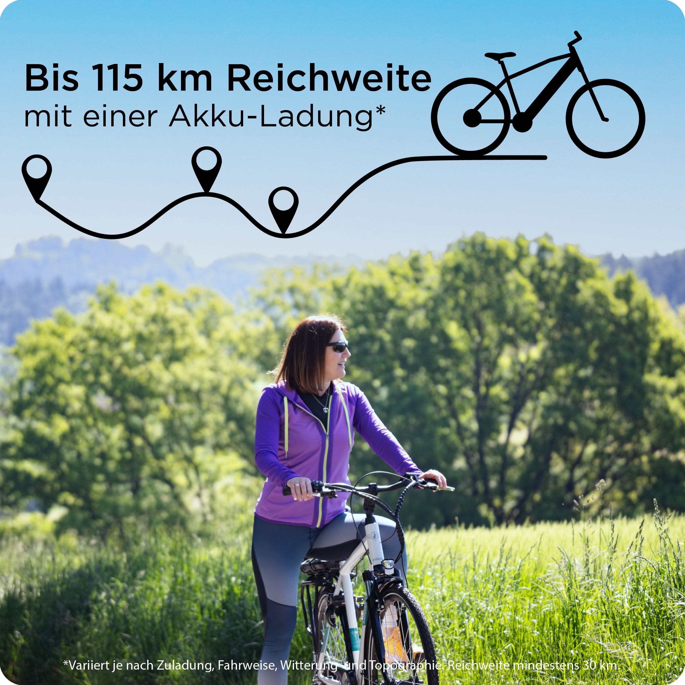 Zündapp E-Bike »Z807«, 7 Gang, Shimano, Altus, Heckmotor 250 W