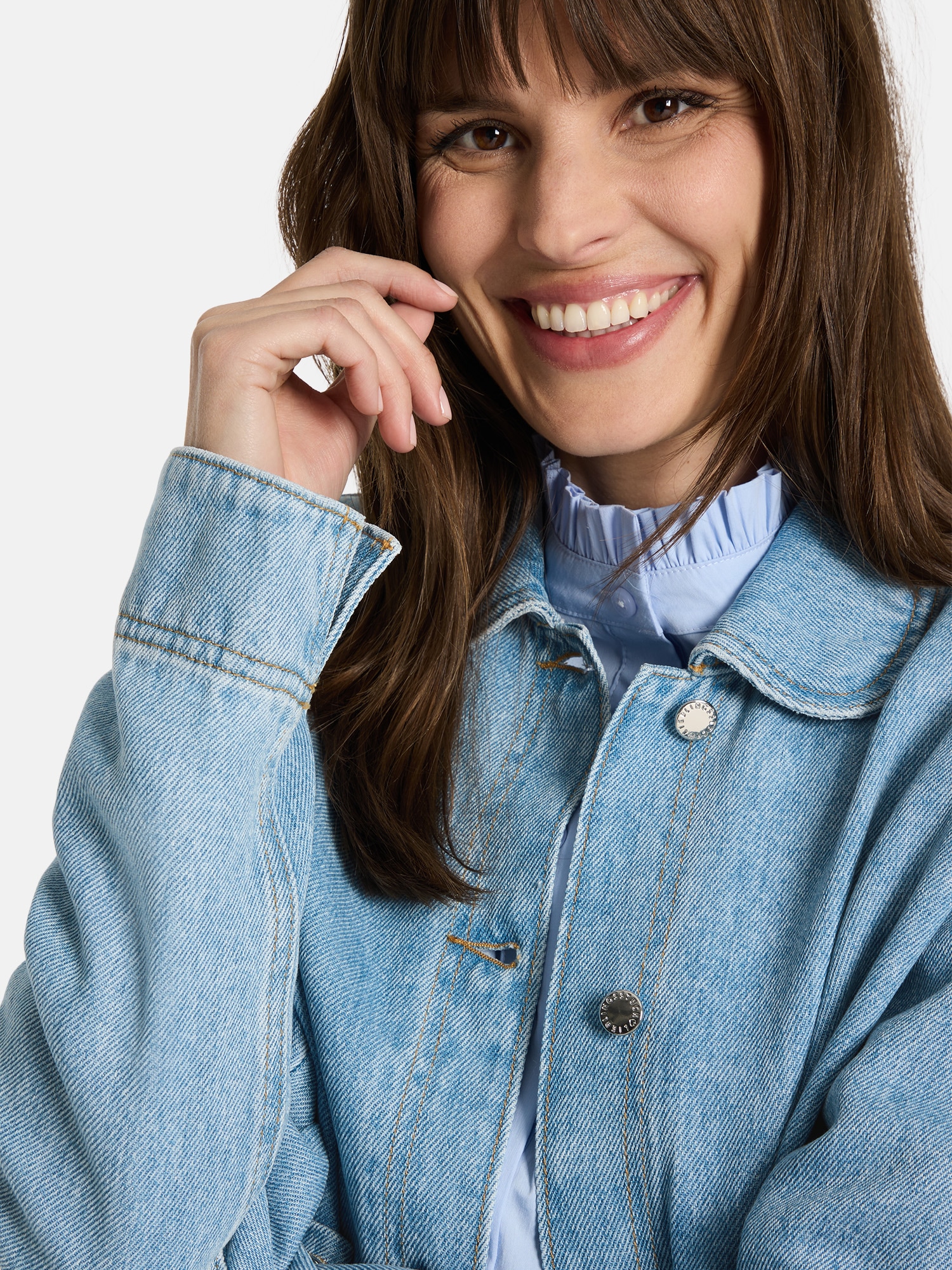 Lieblingsstück Jeansjacke »Nixon«, aus softem Material, lässig geschnitten