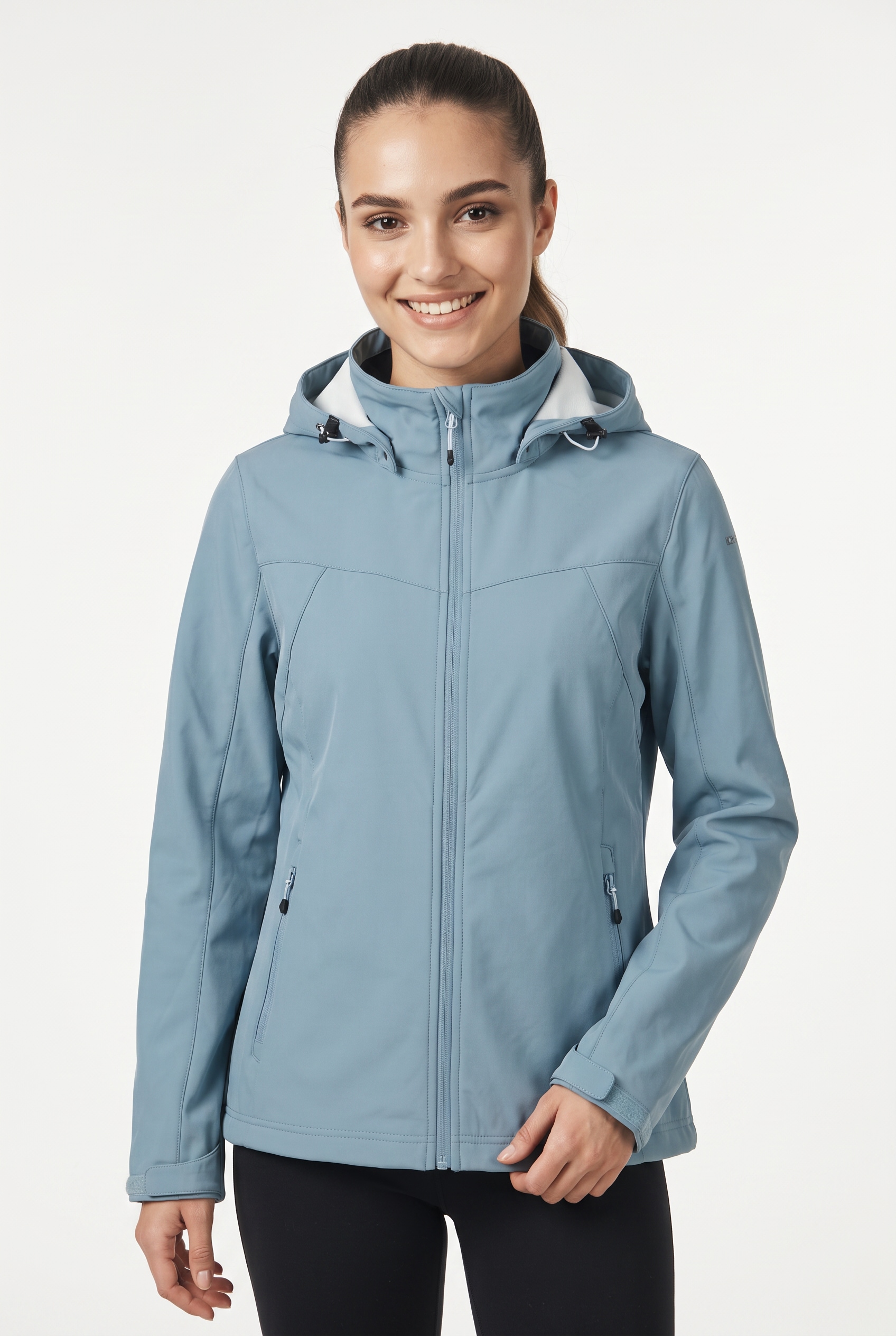 Icepeak Softshelljacke "ICEPEAK BRENHAM" mit Kapuze Winddicht & Wasserabweisend & Atmungsaktiv