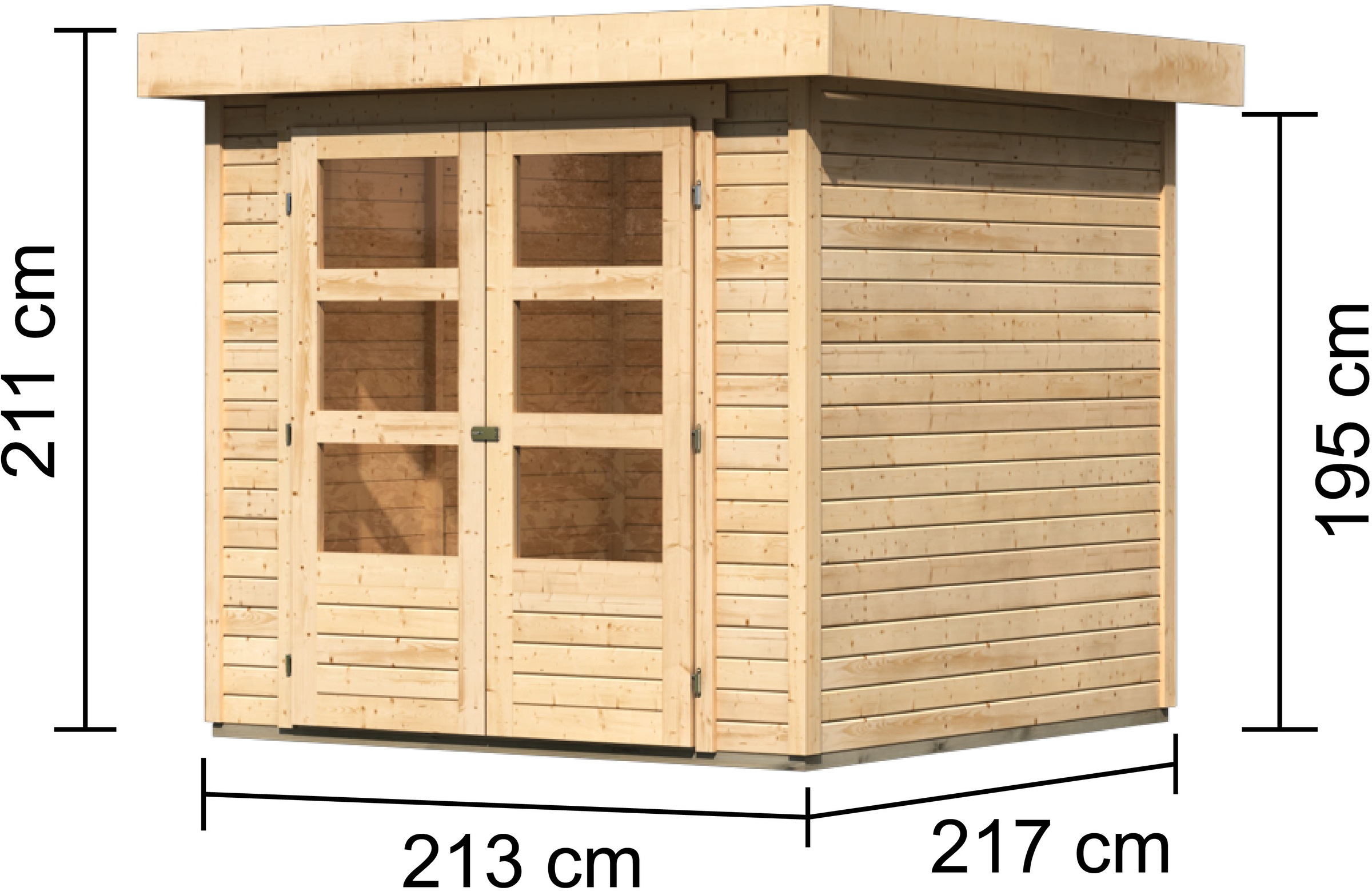 KONIFERA Gartenhaus »Arkur 2«