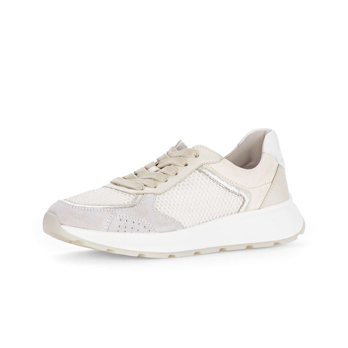 Gabor Sneaker "Sneaker low Materialmix Leder/Lederimitat" günstig online kaufen