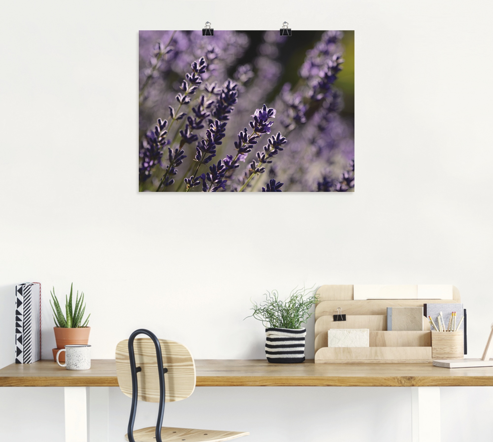 Artland Wandbild Lavendel Blumen 1 St In Vielen Grossen Produktarten Leinwandbild Poster Wandaufkleber Wandtattoo Auch Fur Badezimmer Geeignet Kaufen Baur