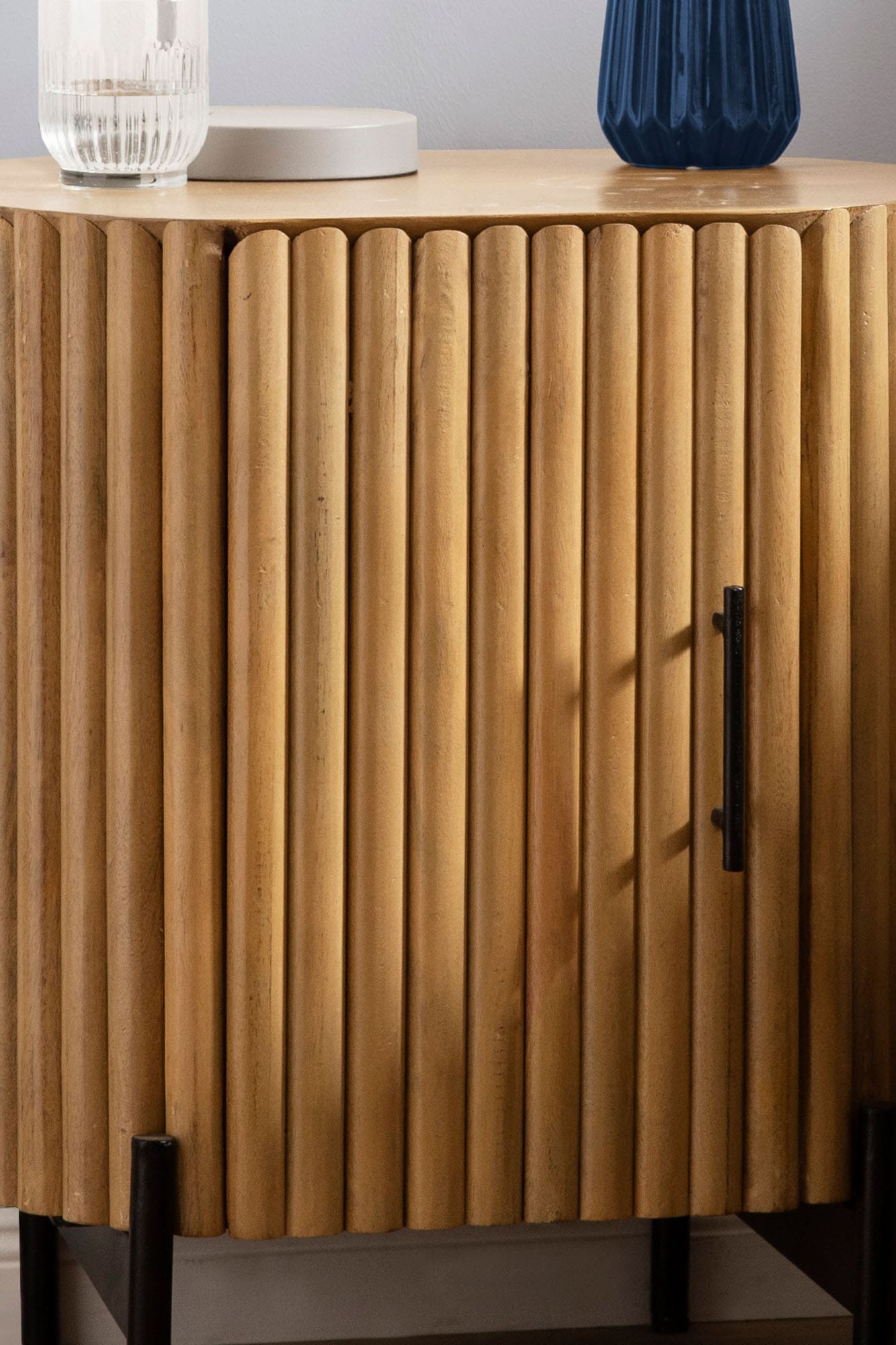 SIT Nachtkommode, (1 St.), Lamellen-Design im Retro Stil