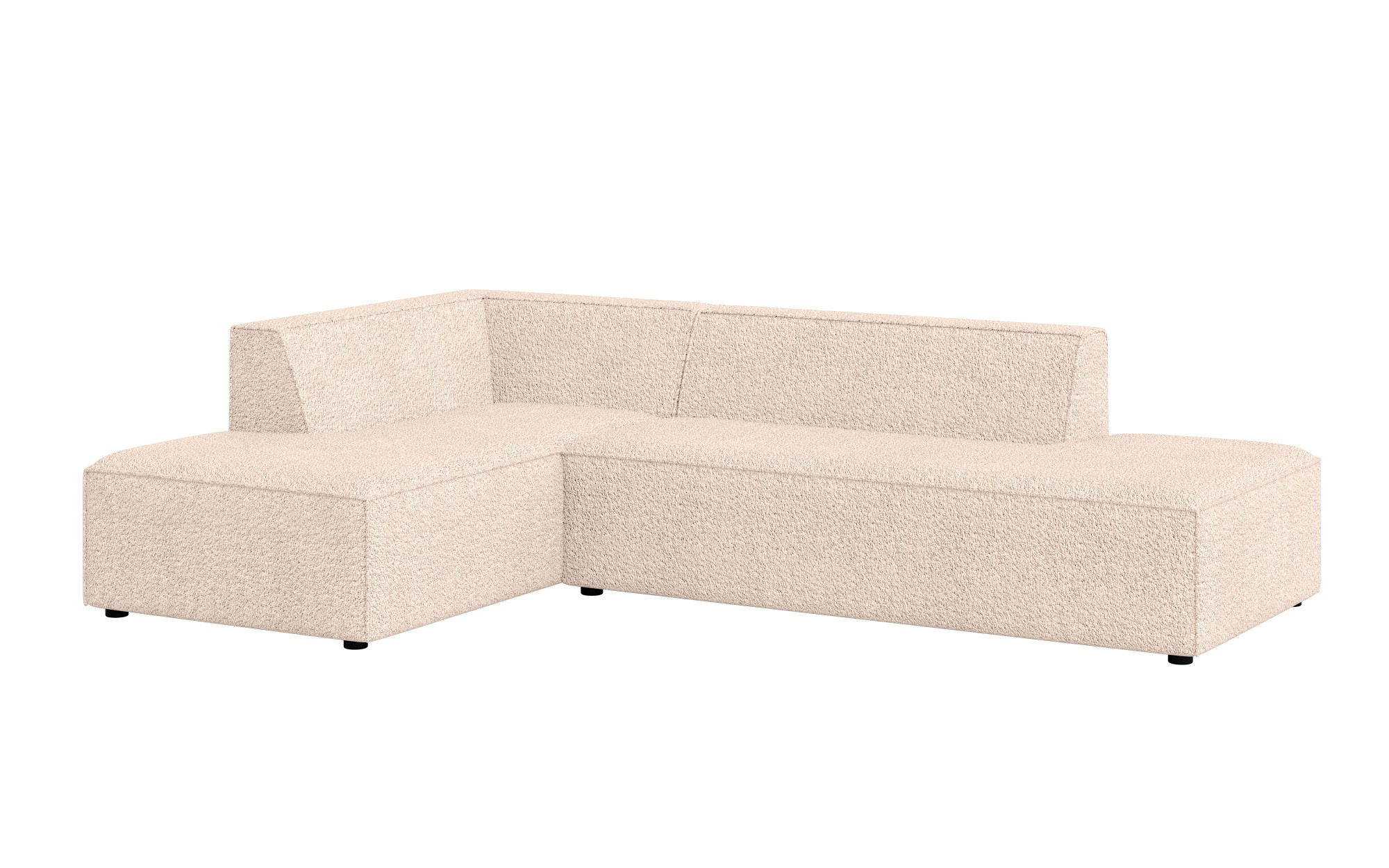INOSIGN Ecksofa »Ecksofa Cavan mit Ottomane links oder rechts bestellbar«, L-Form mit Wellenunterfederung, Maße B/T/H: 270/180/72 cm