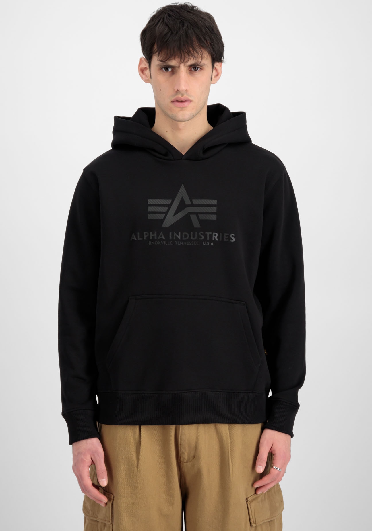 Alpha Industries Kapuzensweatshirt "Basic Hoody Carbon" günstig online kaufen