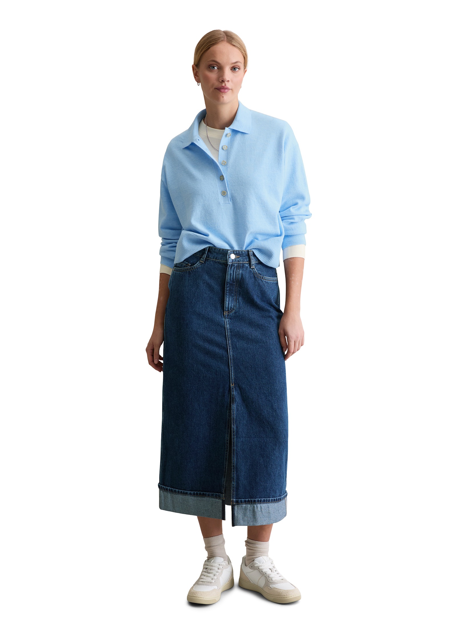 Marc O'Polo DENIM Jeansrock »aus Rigid Denim ohne Elasthan«