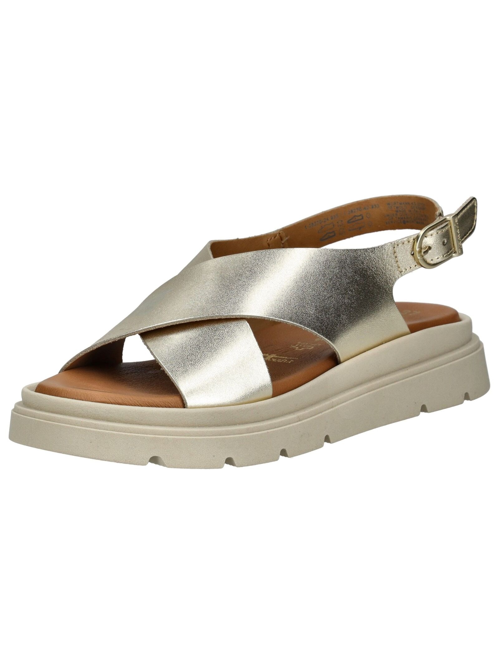 Tamaris Riemchensandale "Tamaris Sandalen Leder" günstig online kaufen