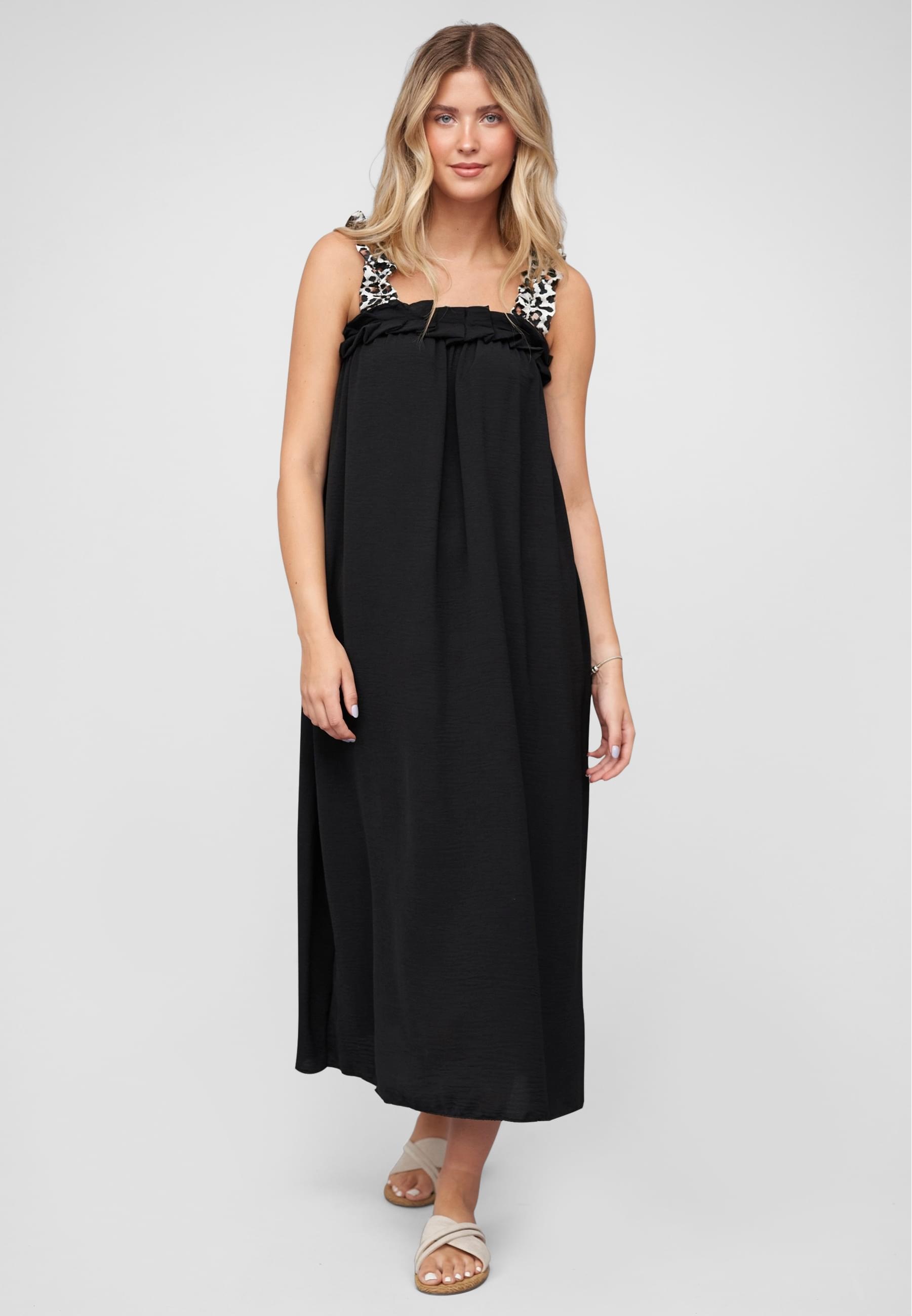 CLOUD 5IVE Shirtkleid »CLOUD 5IVE A-Line Dress with leo print straps« 1 Stk. tlg.