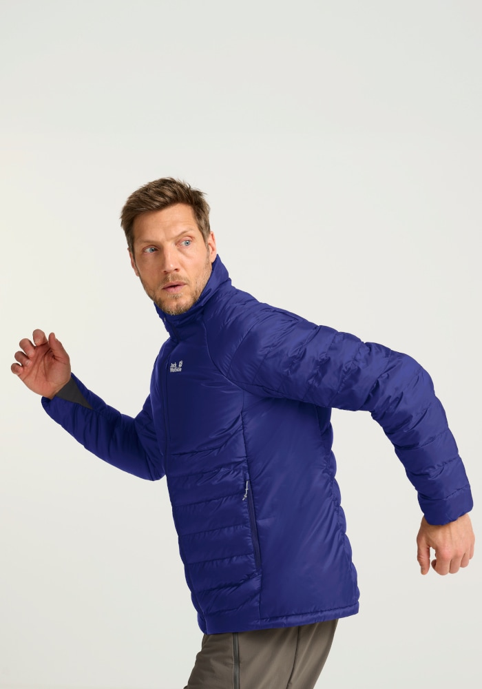 Jack Wolfskin Outdoorjacke »ROUTEBURN PRO 2 JKT M« Steppjacke warm, leicht, schnell trocknend und winddicht.