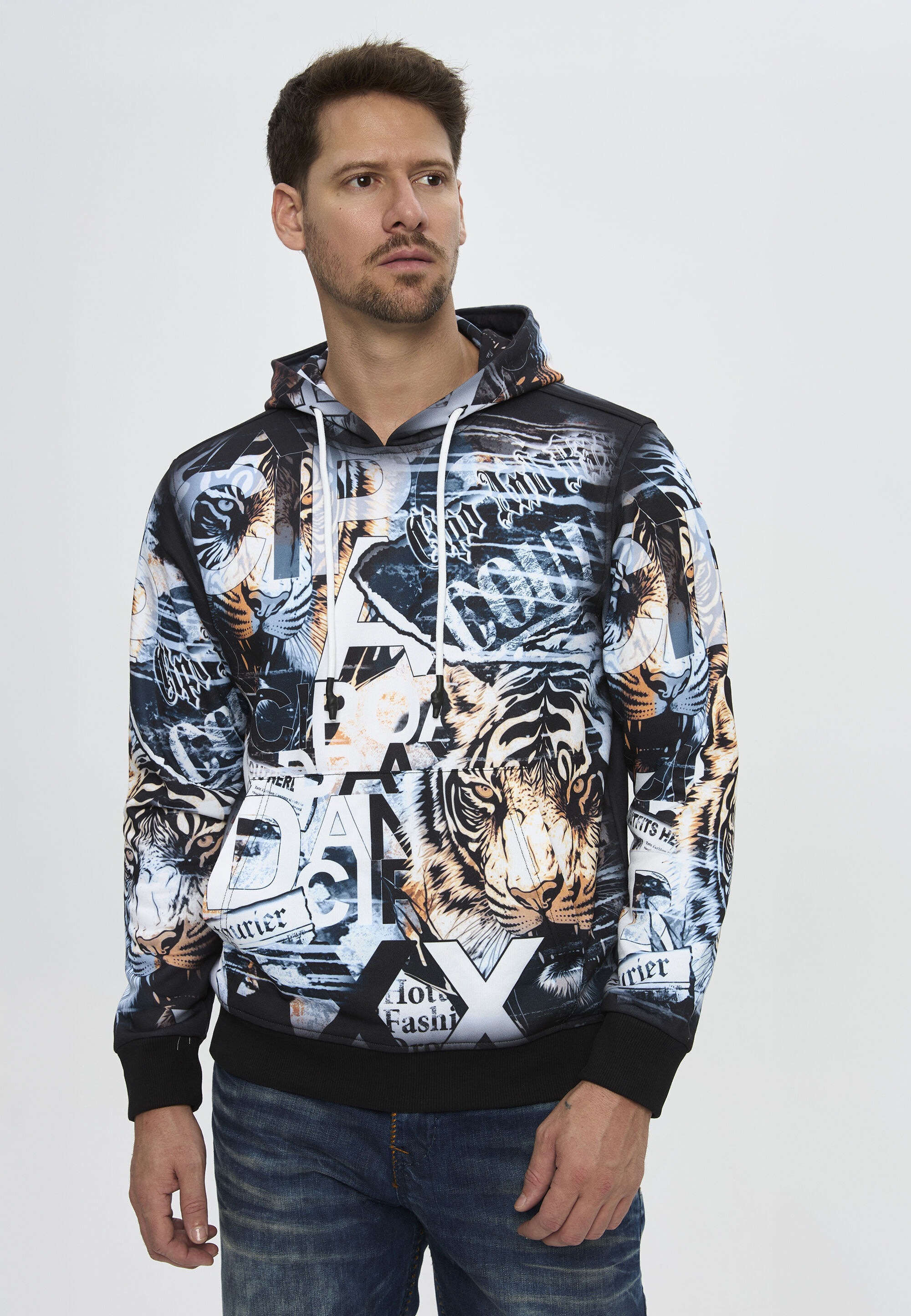 Cipo & Baxx Kapuzenpullover »Hoodie« mit Kapuze