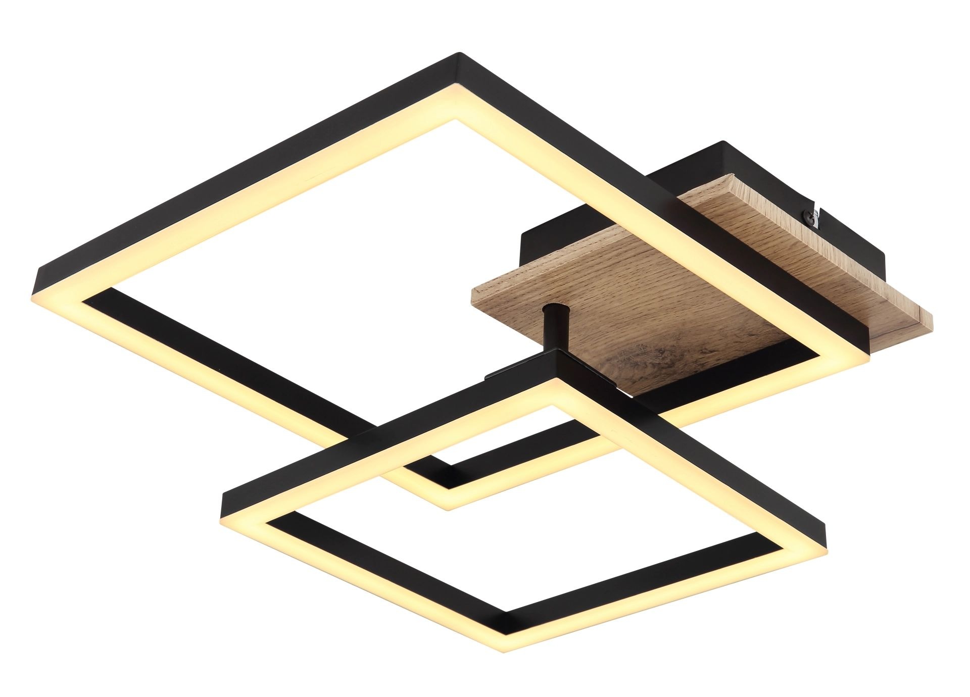 GLOBO LIGHTING LED Deckenleuchte »BOSSY« LED-Modul 1 Stk. Warmweiß Deckenlampe, Dreh-Schwenkbar, Wohnzimmer, Schlafzimmer