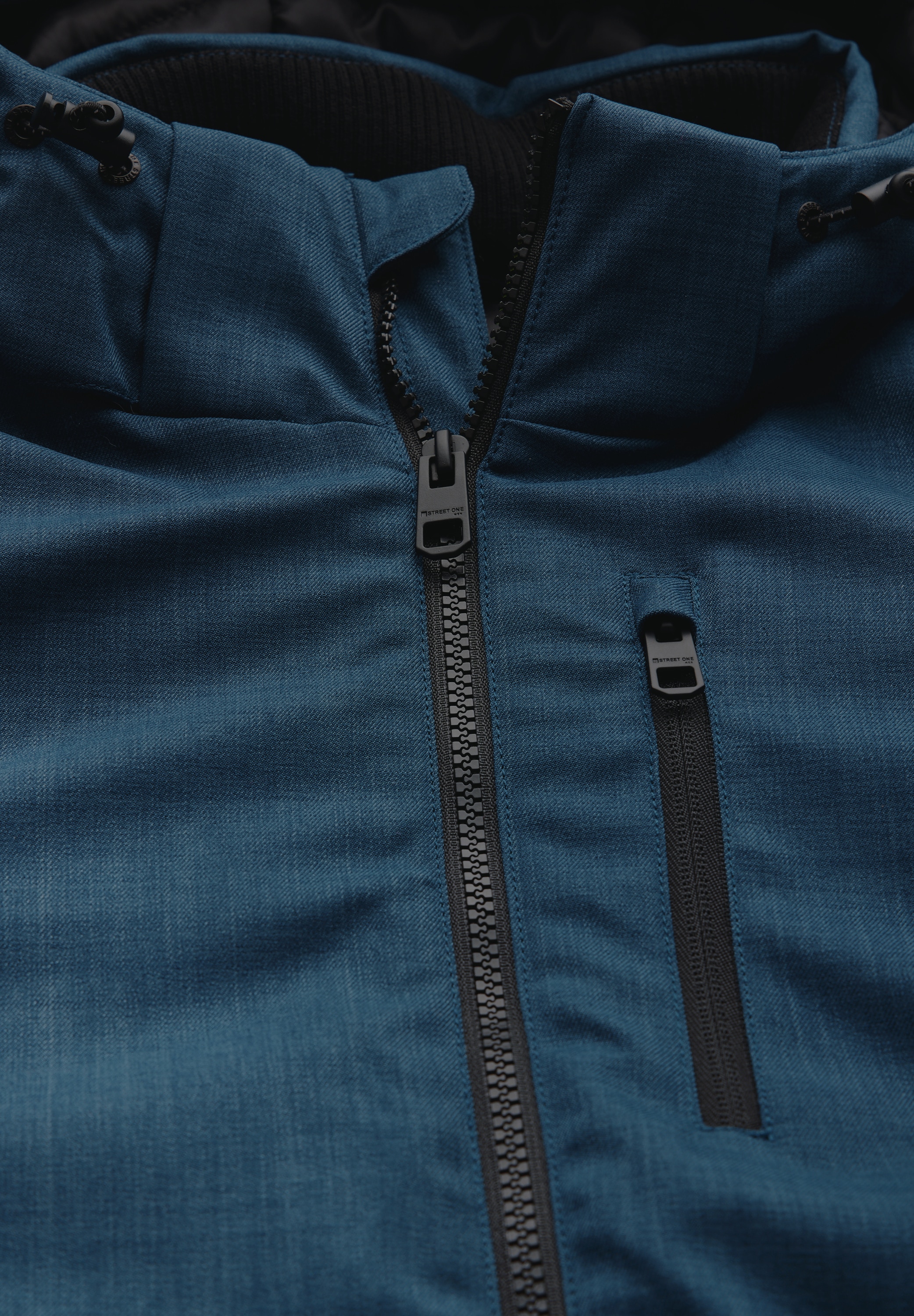 STREET ONE MEN Blouson, mit Kapuze, mit Brusttasche