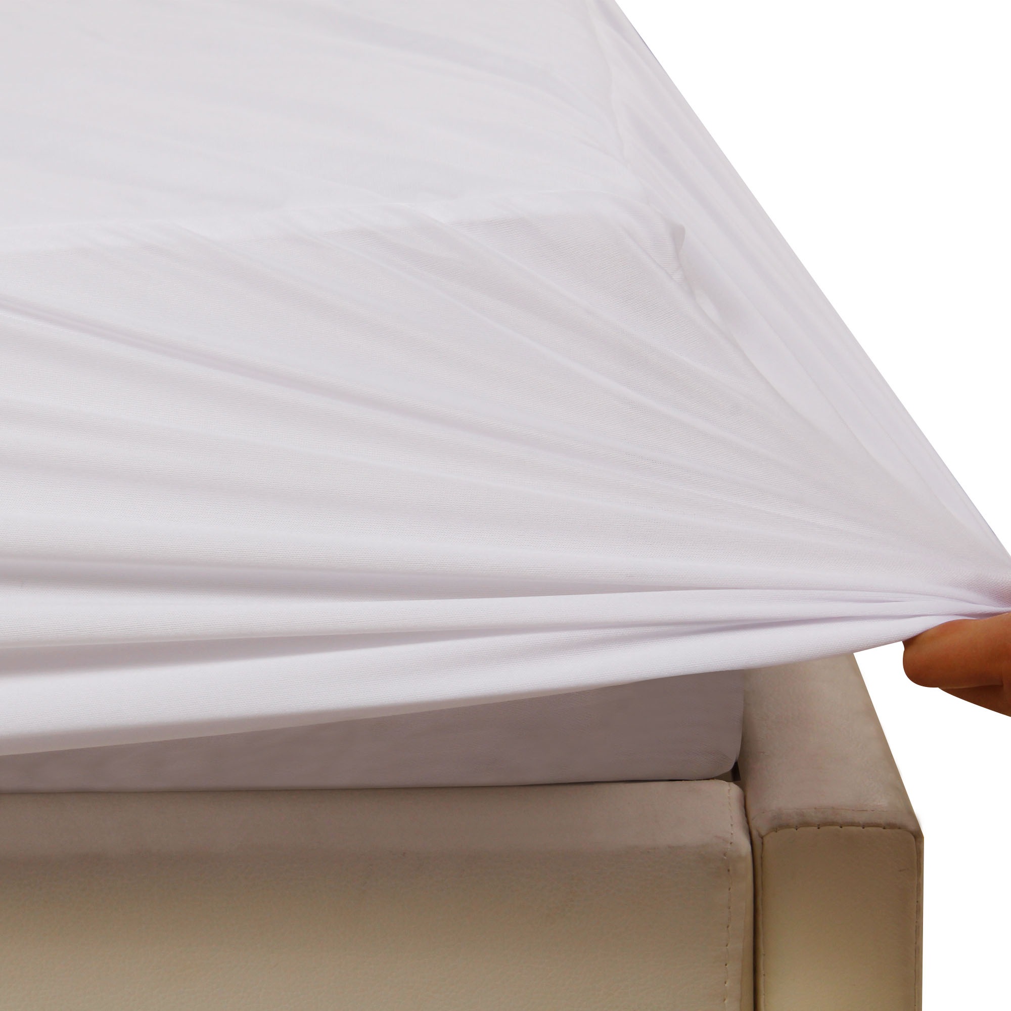 Thumbnail - OTTO home Matratzenschutzbezug "Fynny NEUHEIT Bezug 90x200 cm, 140x200 cm und weiteren Größen" Matratzenschoner mit Rund...