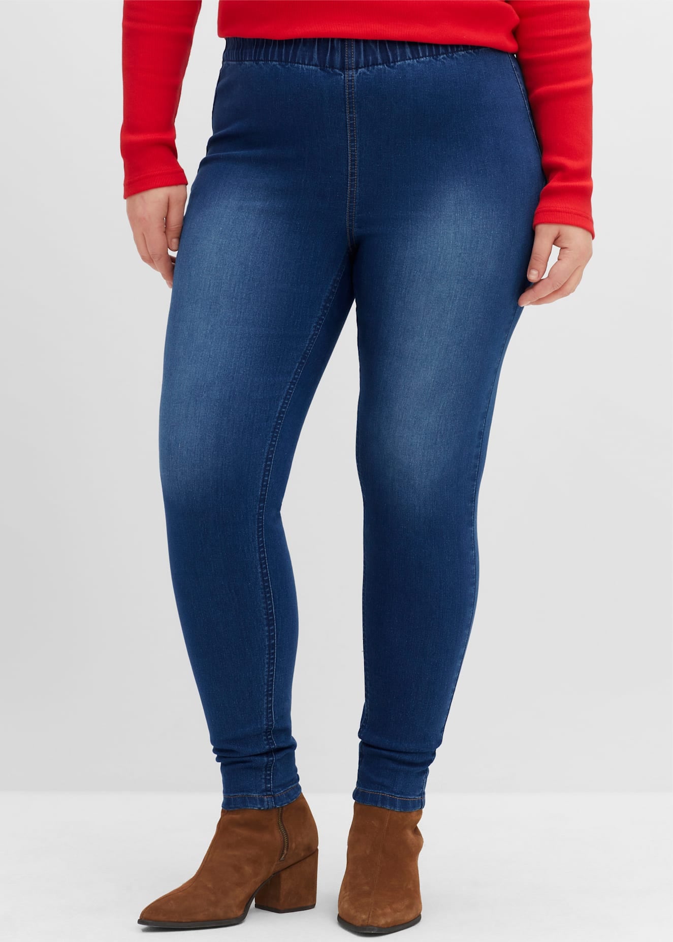 Sheego Jeansleggings, (2 tlg.) günstig online kaufen