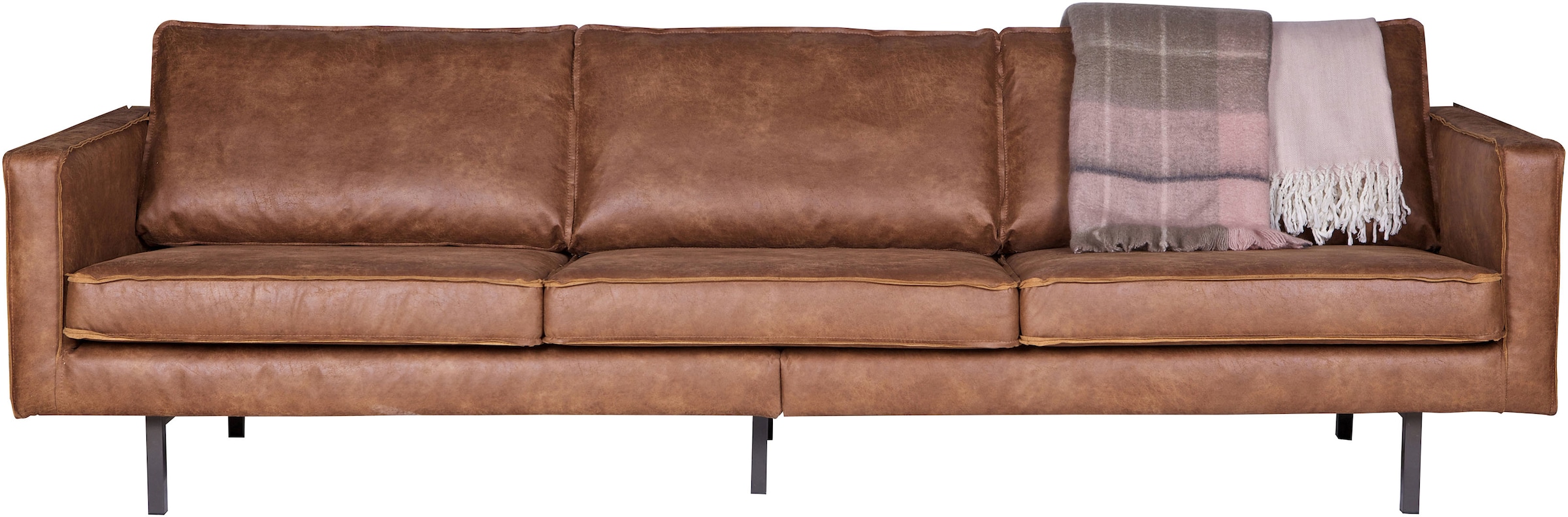 WOOOD 3-Sitzer »Rodeo Sofa«, in Lederoptik, Breite 277 ccm