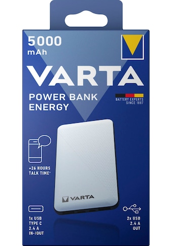VARTA Powerbank »Power suolas Energy 5000 + ...