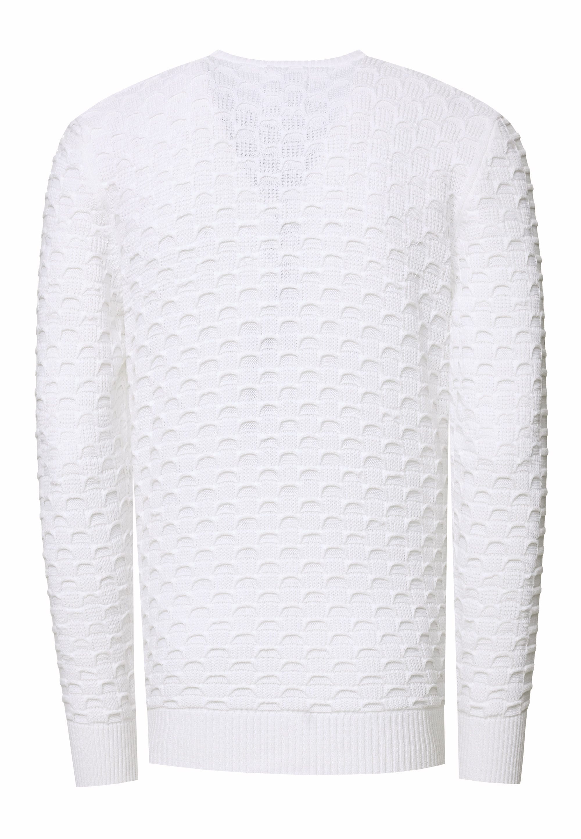 Rusty Neal Strickpullover mit modernem Strickmuster