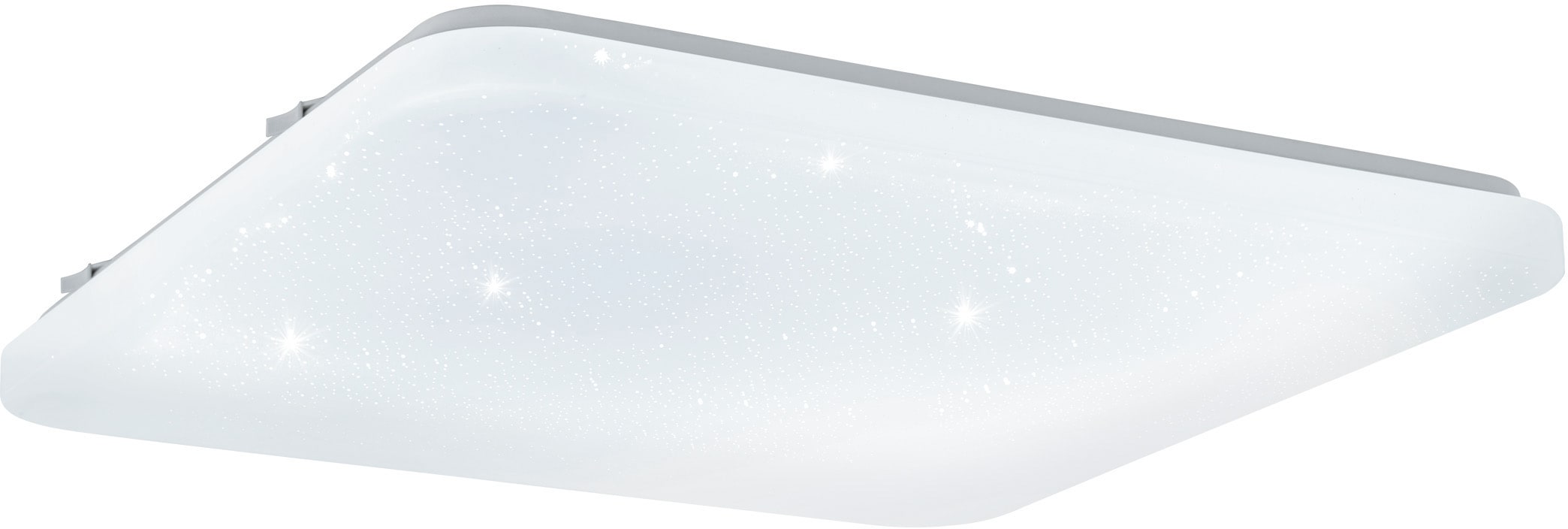 EGLO LED Deckenleuchte »FRANIA-S«, LED-Board, Warmweiß, weiß / L43 x H7 x B33 cm / inkl. 1 x LED-Platine (je 33W, 3600lm, 3000K) / Deckenlampe - Sternenhimmel - Lampe - Schlafzimmerlampe - Kinderzimmerlampe - Kinderzimmer - Schlafzimmer