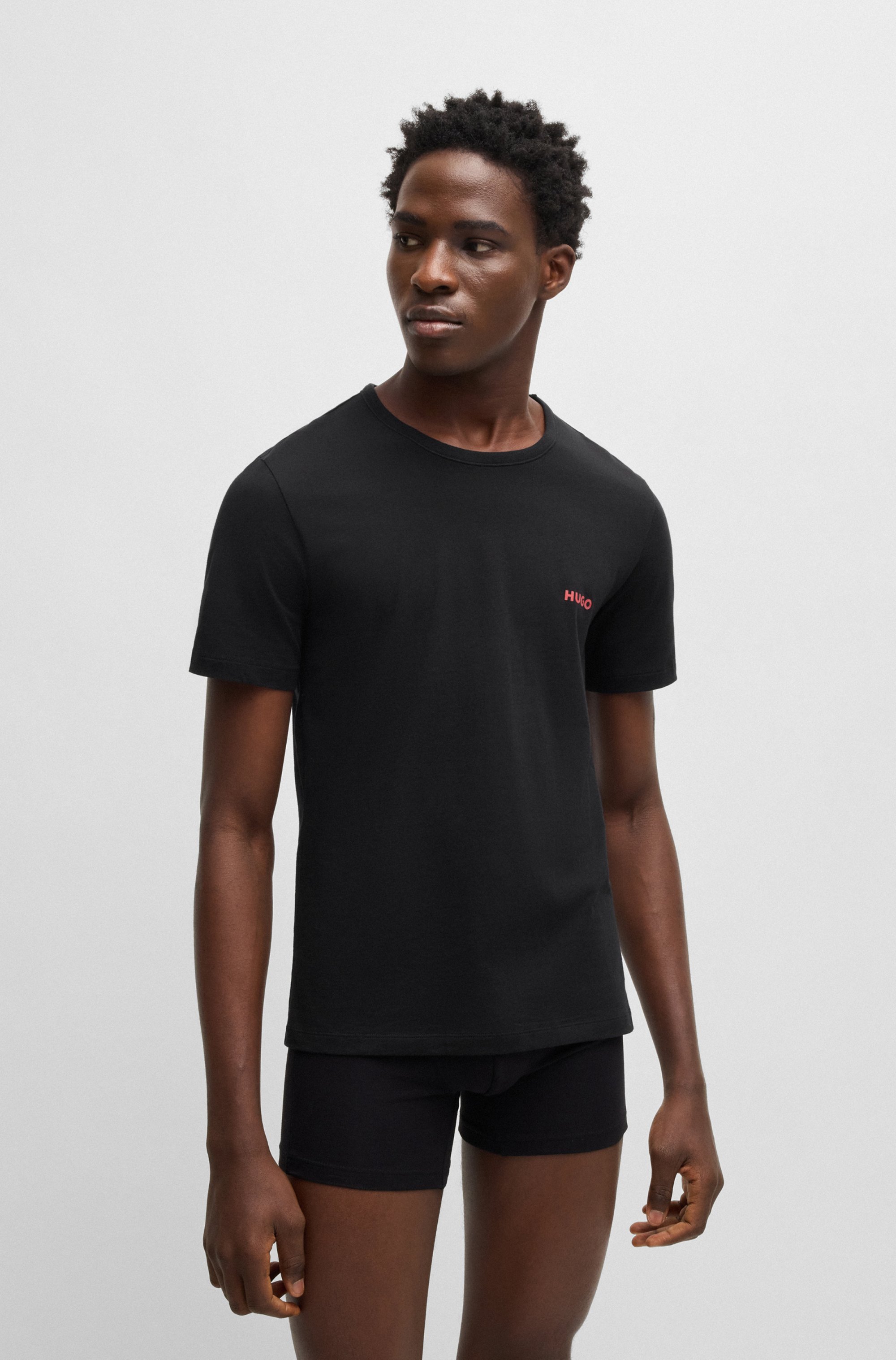 Thumbnail - HUGO Underwear T-Shirt "RN TRIPLET P" 3 Stk.