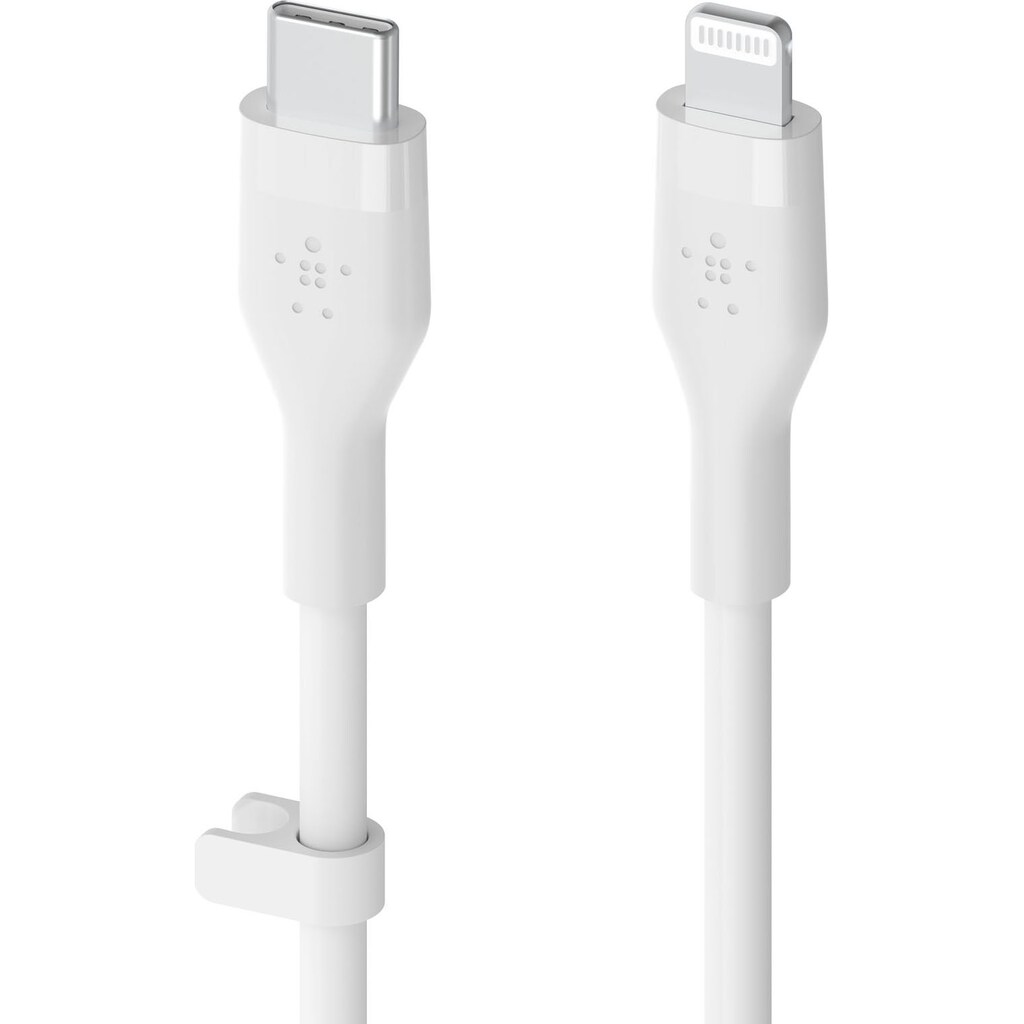 Belkin Smartphone-Kabel »BOOST CHARGE Flex USB-C-Kabel mit Lightning Connector«, USB-C-Lightning, 200 cm