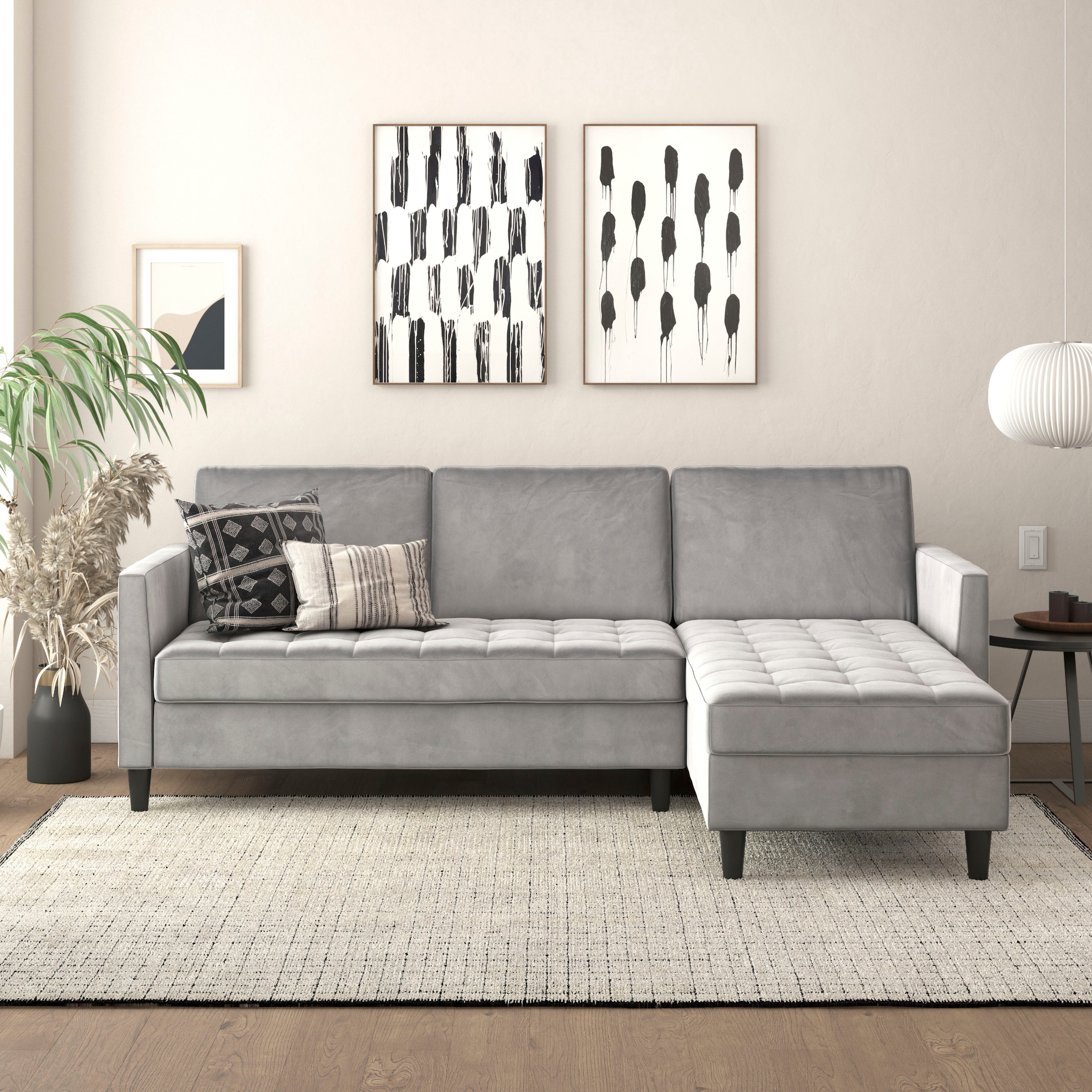 Dorel Home Ecksofa "Presley, L-Form,", Ecksofa mit Bett-Funktion und Staura günstig online kaufen