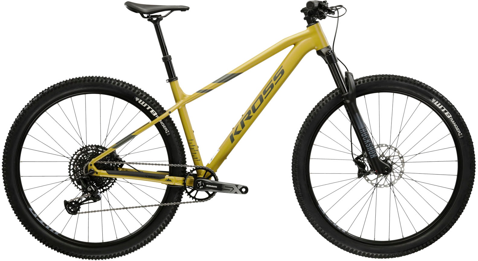 Kross Mountainbike »Hardtail Level 6.0«, 12 Gang, SRAM, NX EAGLE Schaltwerk, Kettenschaltung