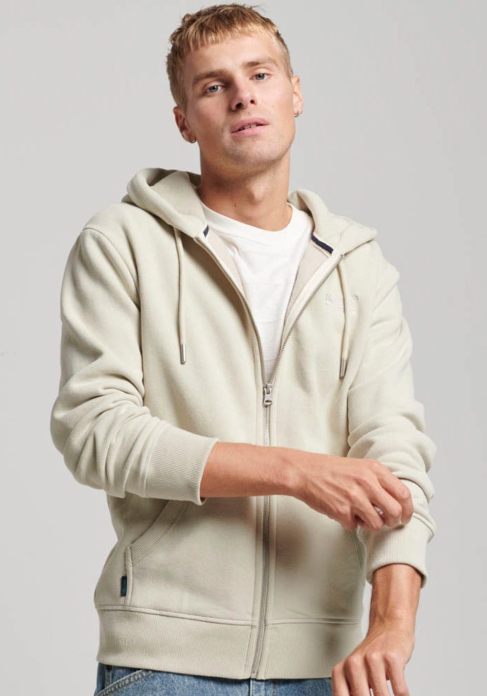 Superdry Kapuzensweatjacke "ESSENTIAL LOGO ZIP HOODIE"