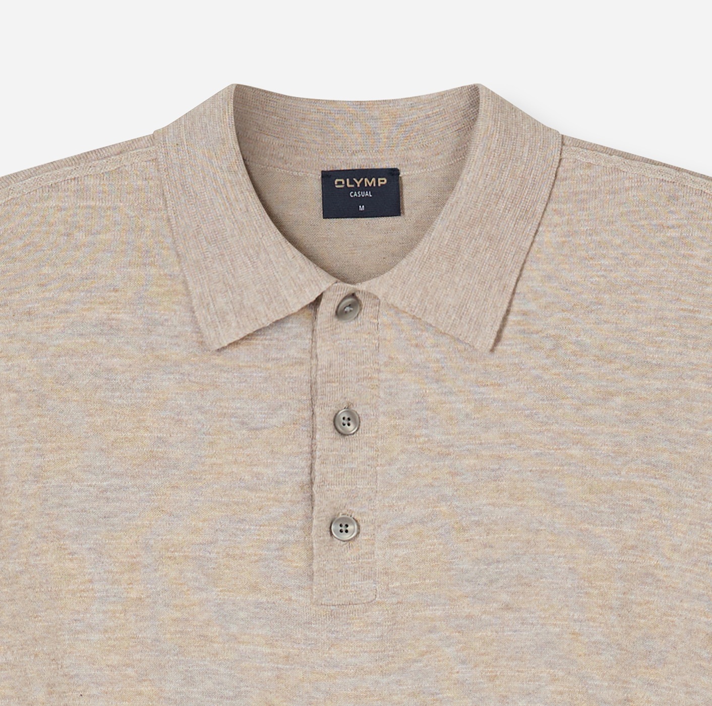 OLYMP Poloshirt »Strick Casual« mit Knopfleiste, regular fit