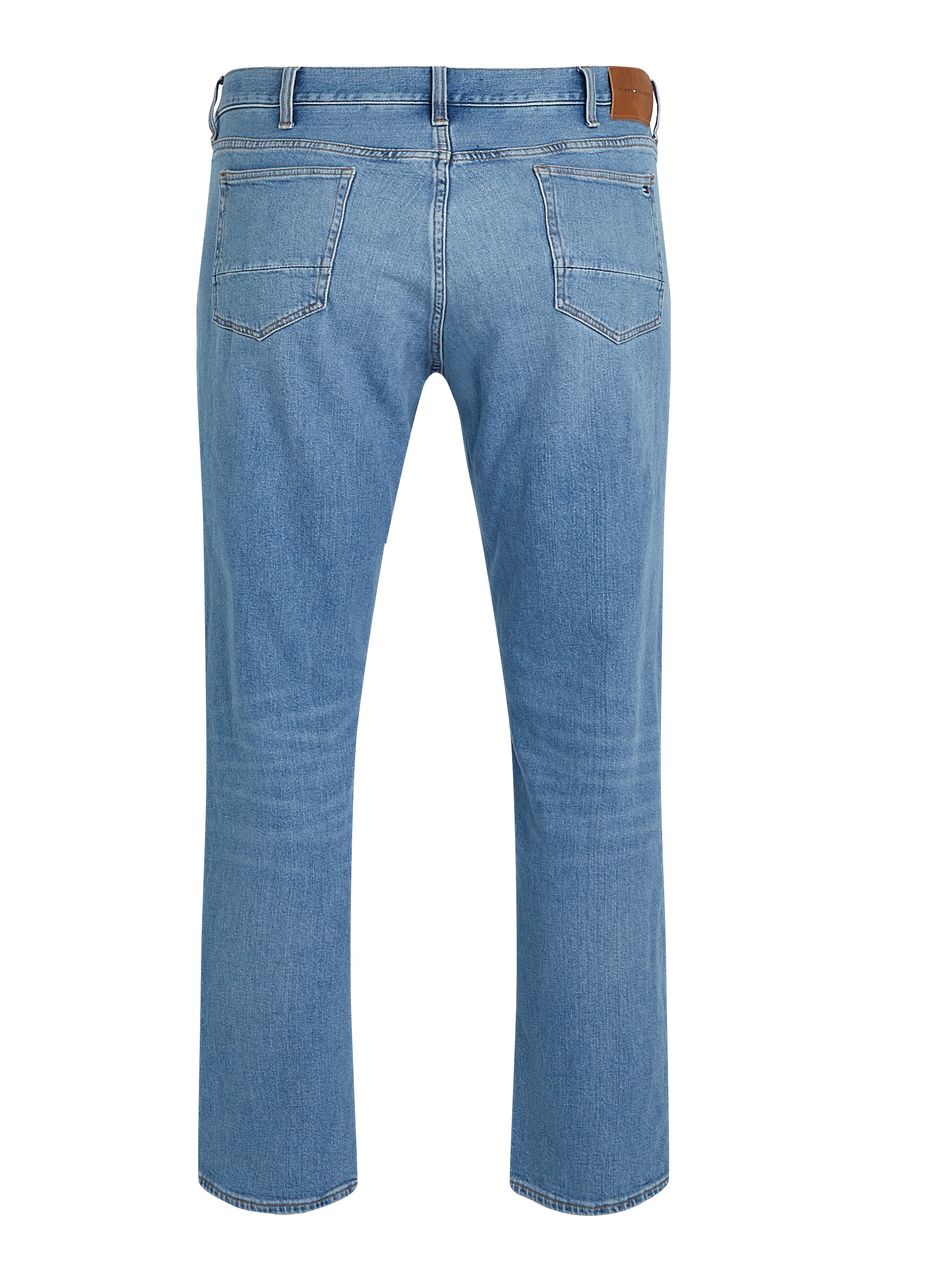 Tommy Hilfiger Big & Tall Straight-Jeans »BT-MADISON STR MESA BLUE-B«, in Großen Größen, Logopatch