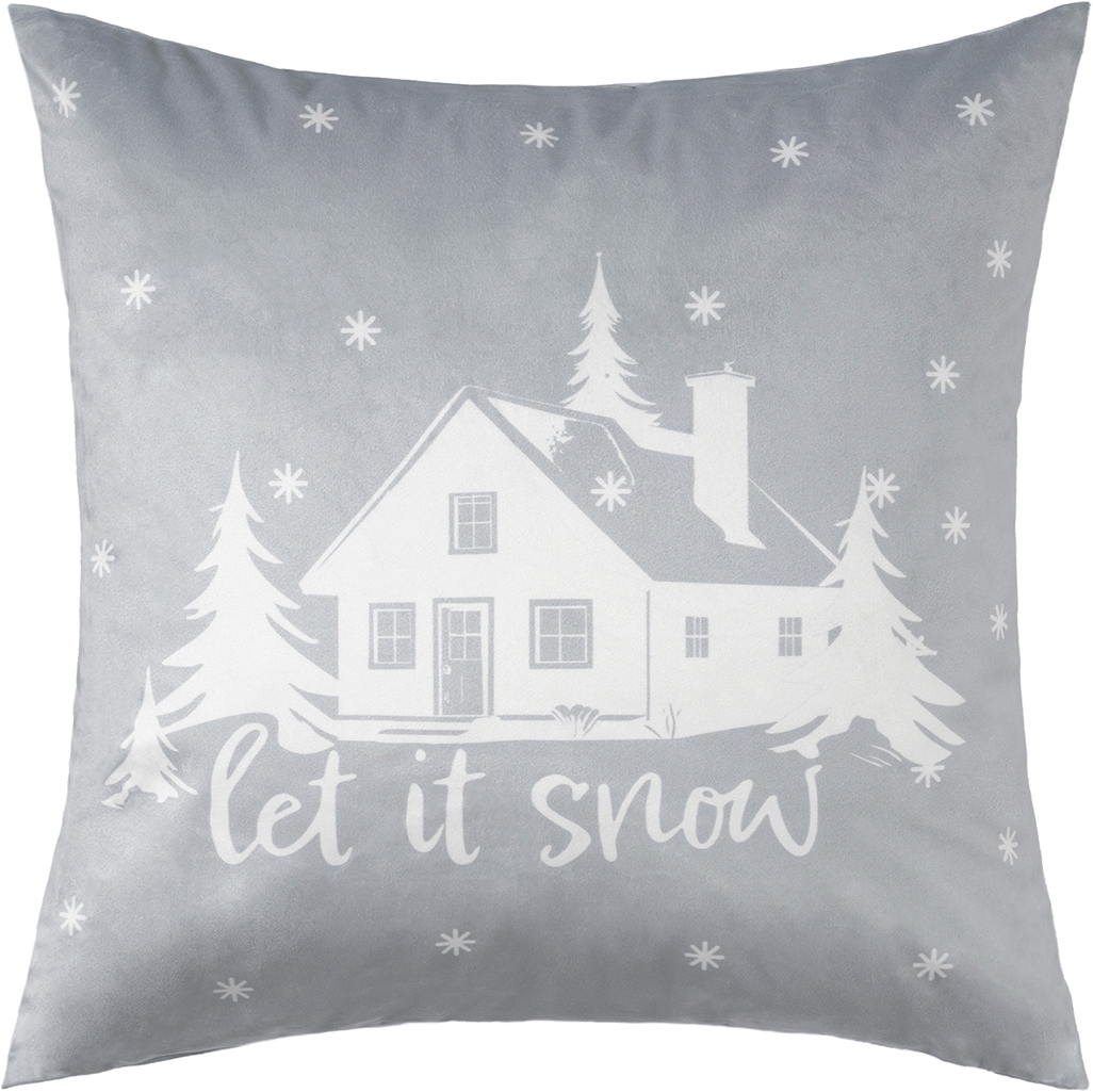 PAD Dekokissen "SNOWY" Verschneites Winterdesign für eine gemütliche Atmosphäre