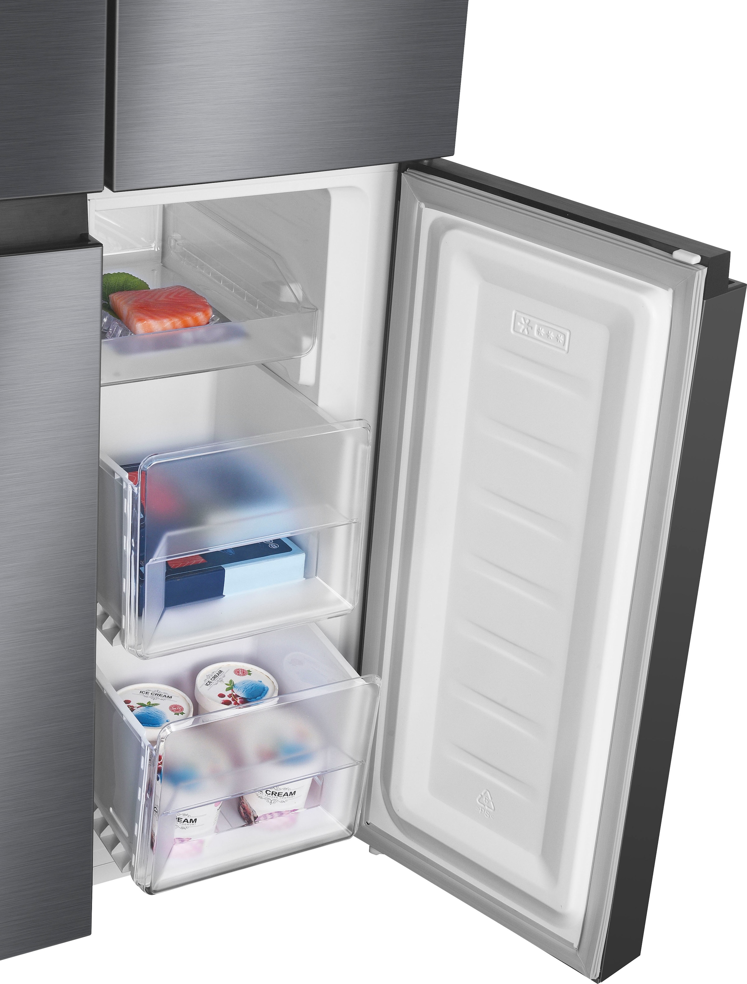 Hanseatic Multi Door »HCDC18080CI«, NoFrost, Display, Türalarm