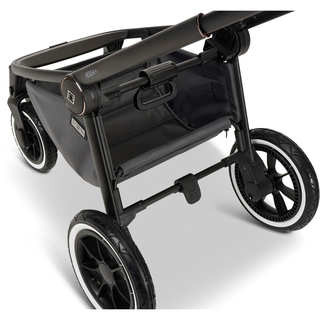 Moon Kombi-Kinderwagen »Resea+, anthrazit/black melange«