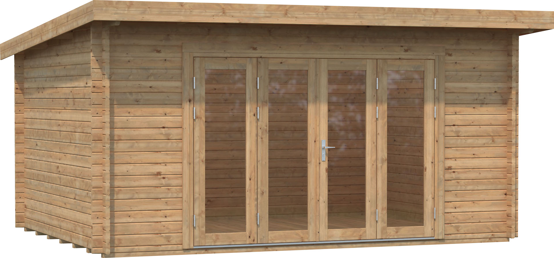 Palmako Gartenhaus "Lea" 14,2 m², mit Fußboden im Gartenhaus