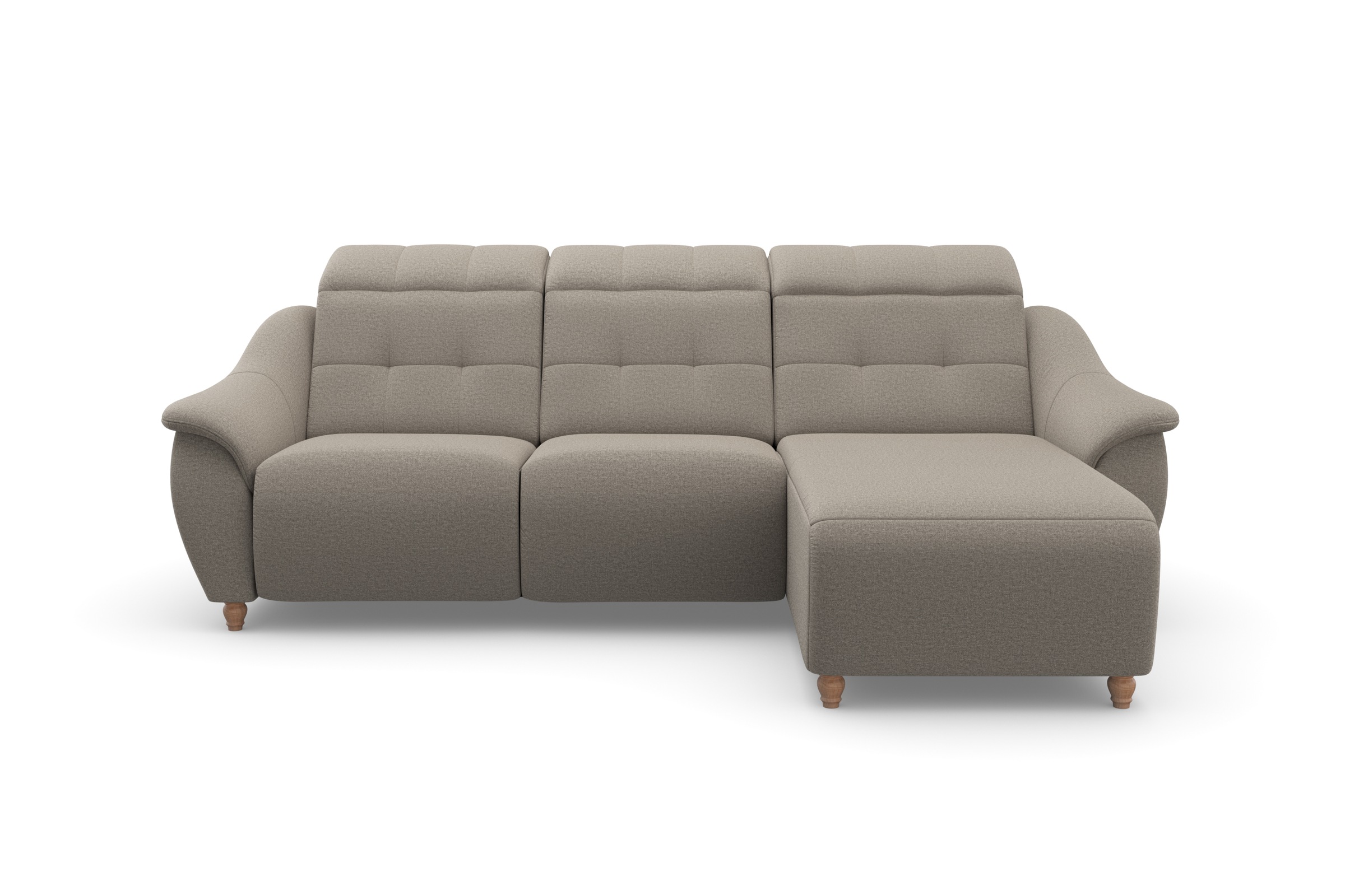 Home affaire Ecksofa "Boston L-Form" Kopfteilverstellung an jeder Sitzfläch günstig online kaufen