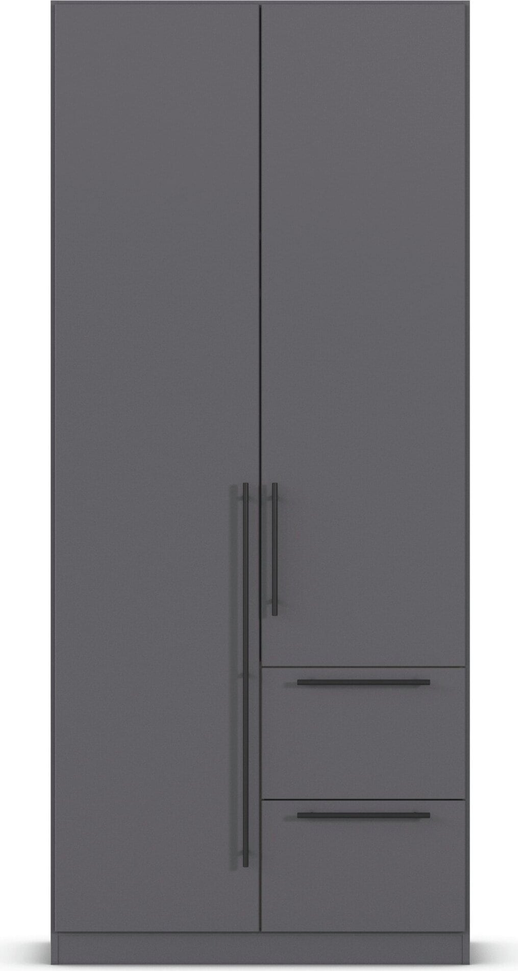 rauch Kleiderschrank »Drehtürenschrank Schrank Garderobe Wäscheschrank Schlafzimmer AVOLA«, (in 3 verschiedenen Ausstattungen BASIC/CLASSIC/PREMIUM), mit hochwertigen Stangengriffen in Schwarz aus Metall MADE IN GERMANY