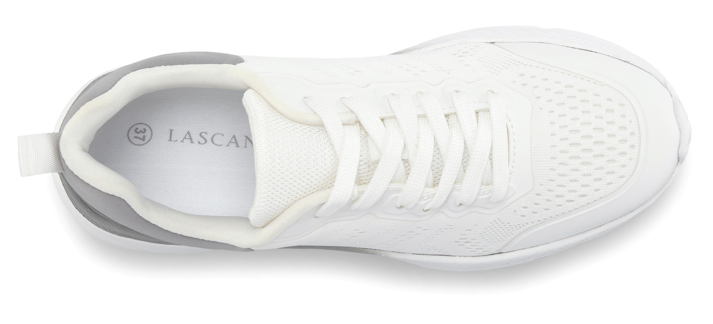 LASCANA Sneaker, Freizeitschuh, Halbschuh, Schnürhalbschuh im sportiven Look VEGAN