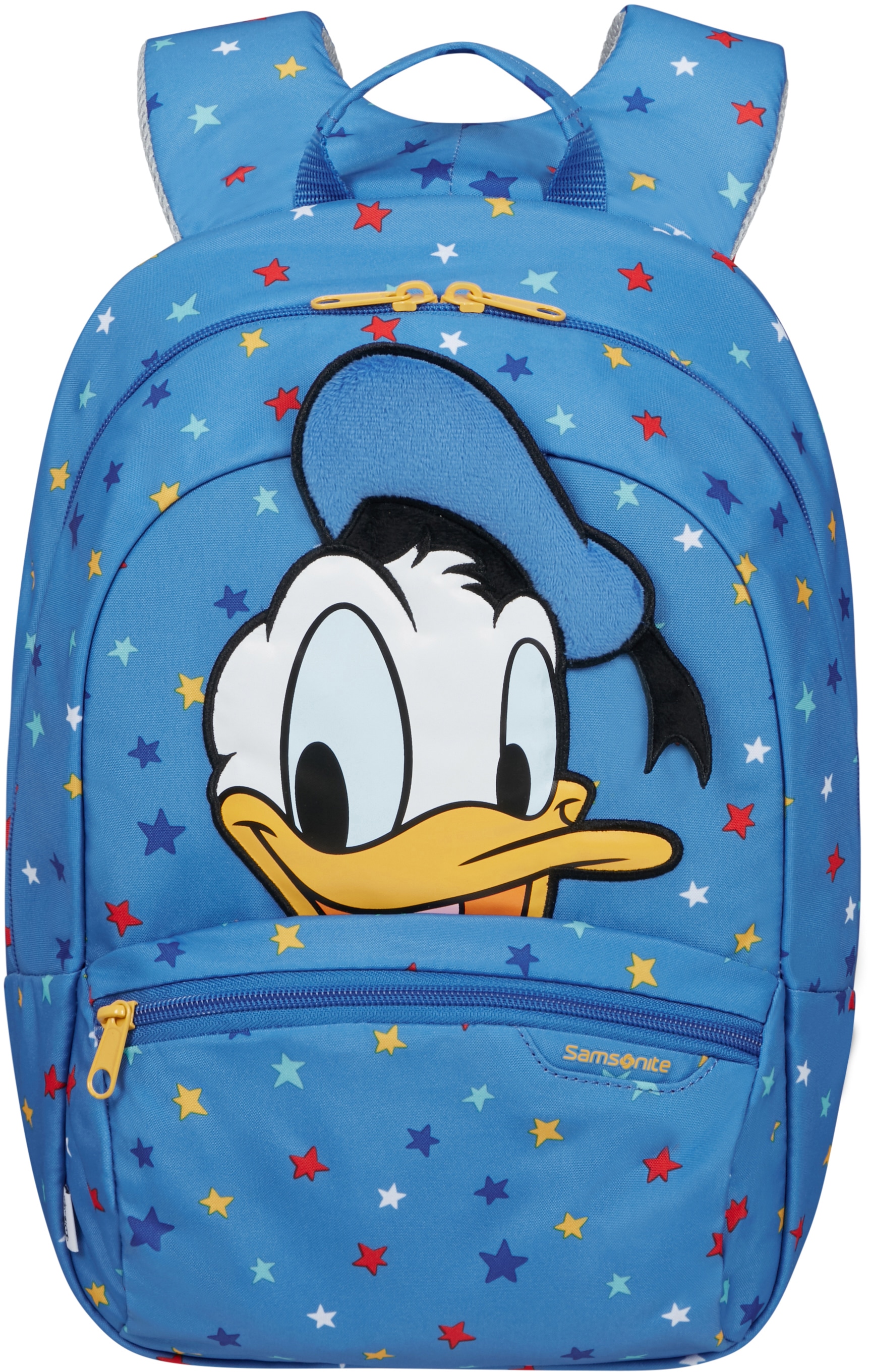 Samsonite Kinderrucksack »Disney Ultimate 2.0, S+, Donald Stars«, reflektierende Details, Freizeitrucksack für Kinder