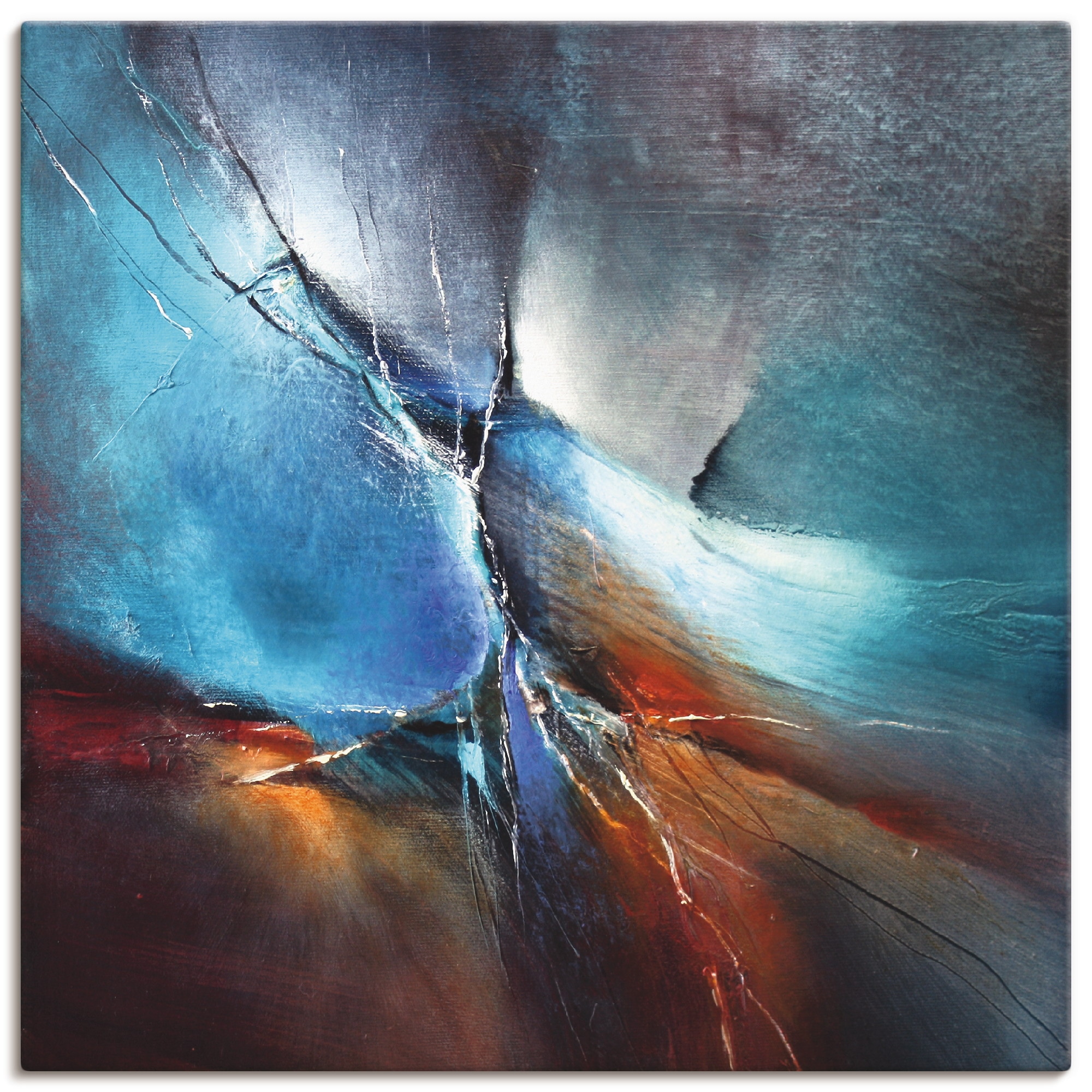 Artland Wandbild "Frühling im Eistobel" Muster 1 Stk. tlg. als Alubild, Out günstig online kaufen