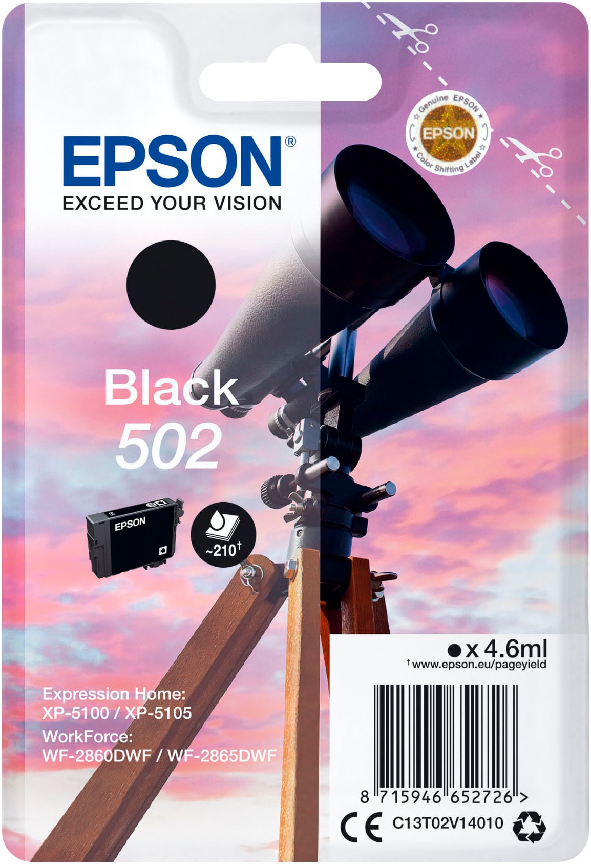 Epson Tintenpatrone »502 Fernglas«