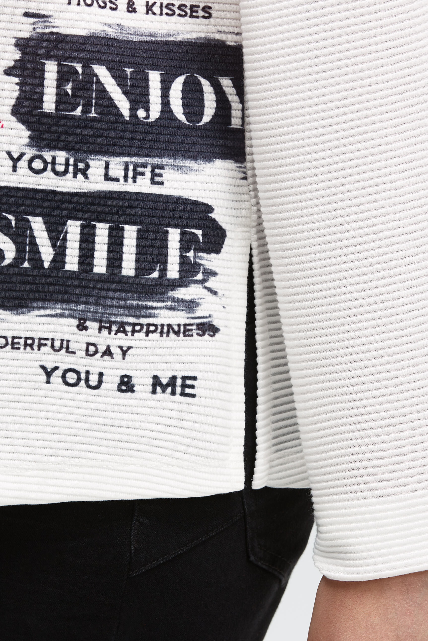 SOCCX Sweater , mit Seitenschlitze
