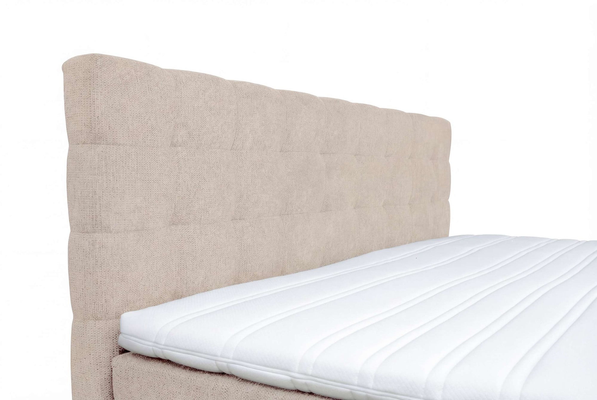 Home affaire Boxspringbett »Ilona, Doppelbett, Polsterbett, Federkernbett, Komforbett, 160, 180 cm« inkl. Topper, zwei Bettkästen, Taschen-Federkernmatratze, Härtegrad 3