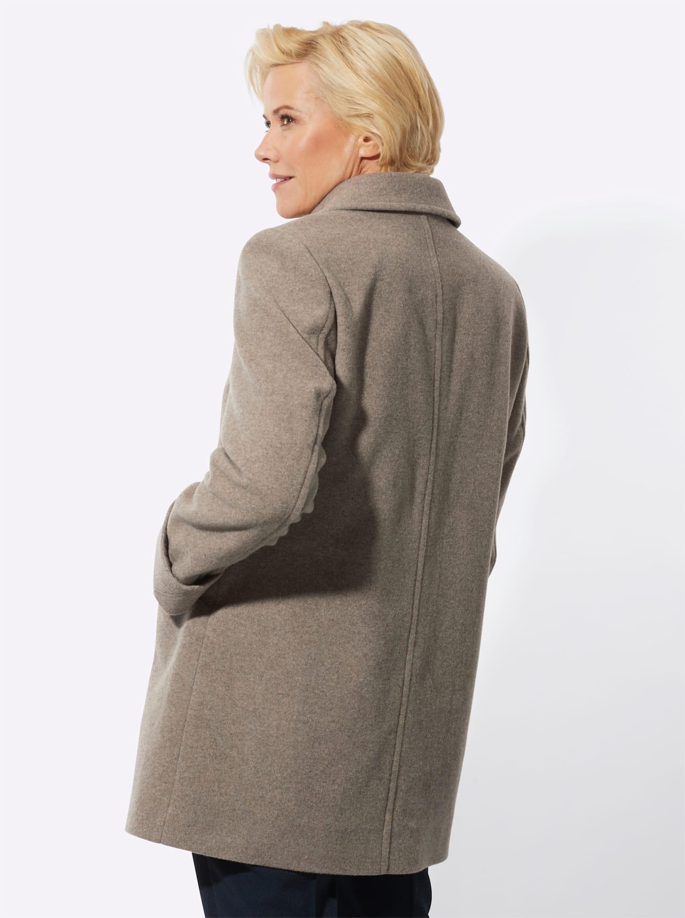 Classic Wolljacke, ohne Kapuze